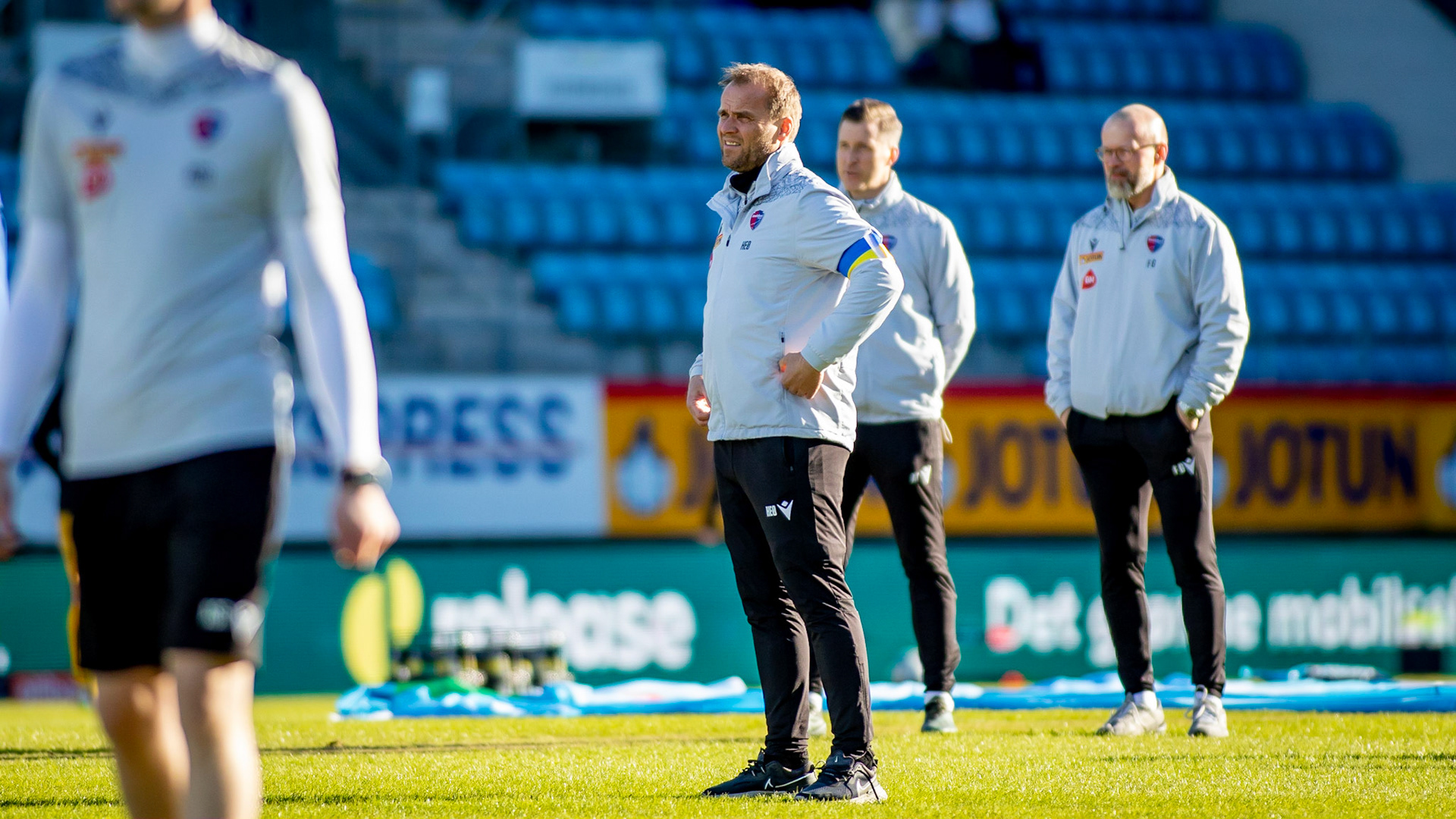 	Hans Erik Ødegaard følger med på Sandefjords oppvarming