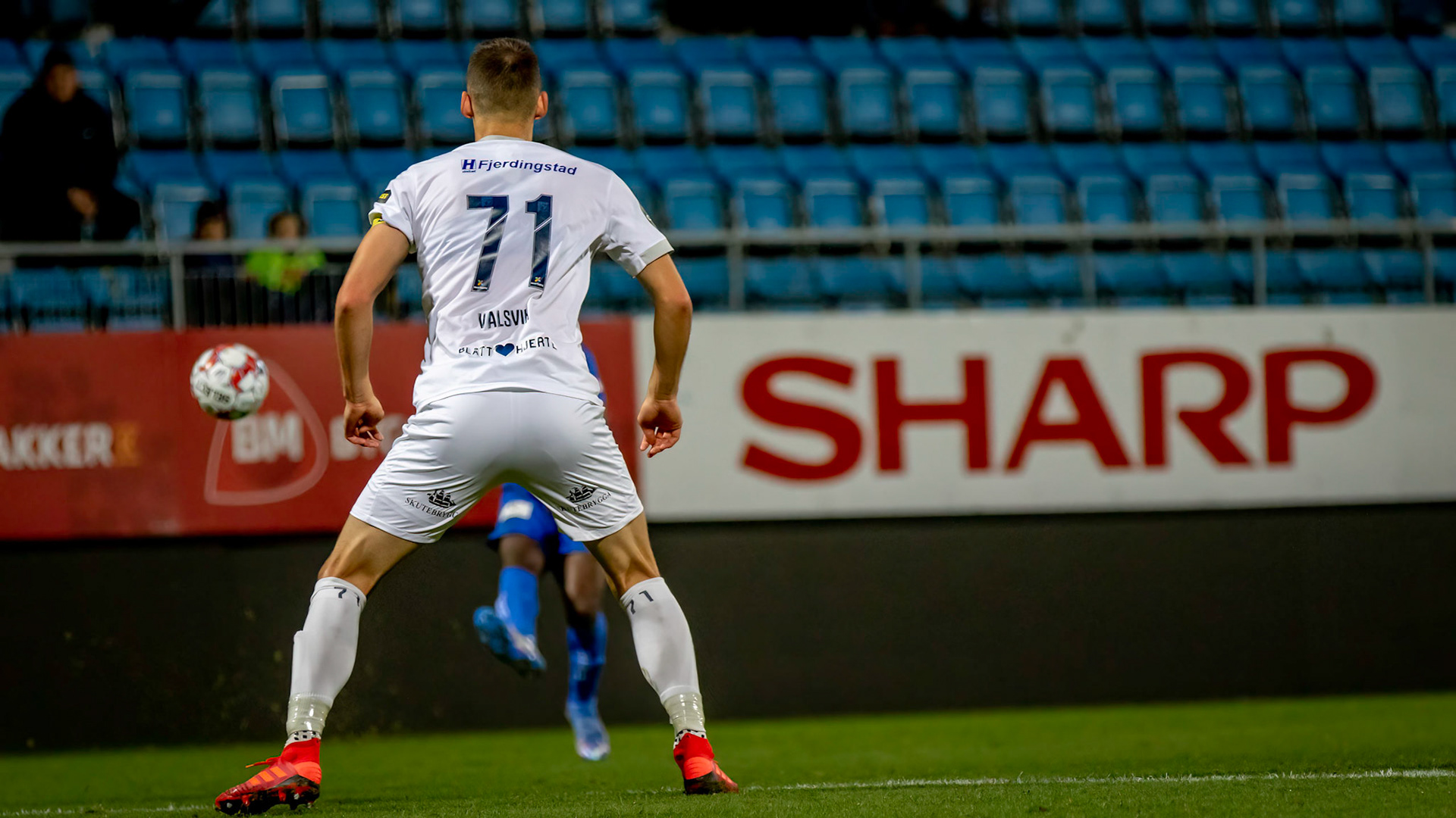 The Wall Valsvik måtte tåle to baklengsmål.