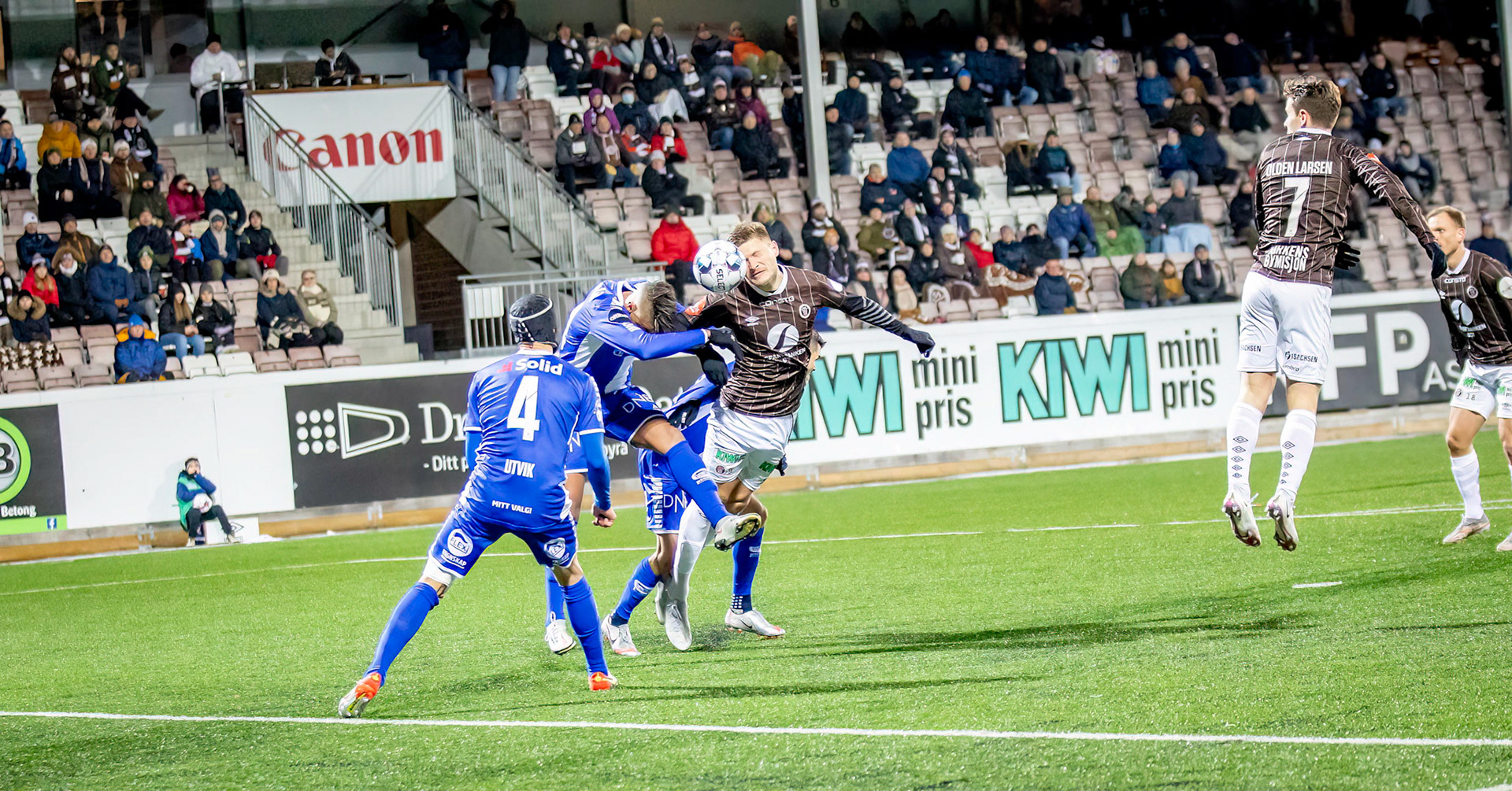 Benjamin Stokke nære scoring her