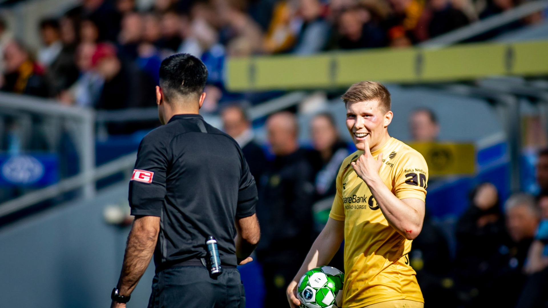 Alfons Sampsted med en skikkelig Donald-kul