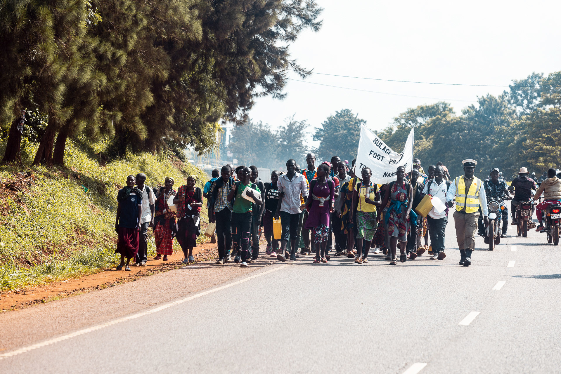 Kenya foot pilgrims