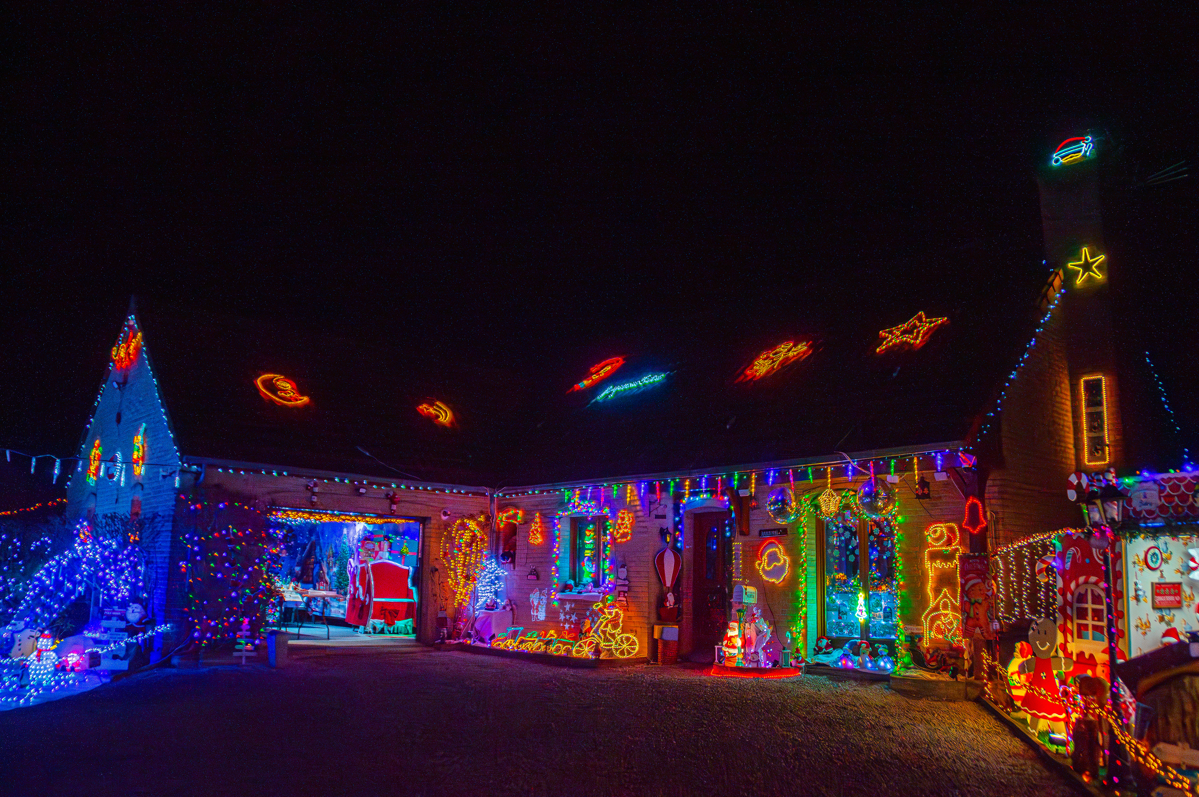 La façade de la maison