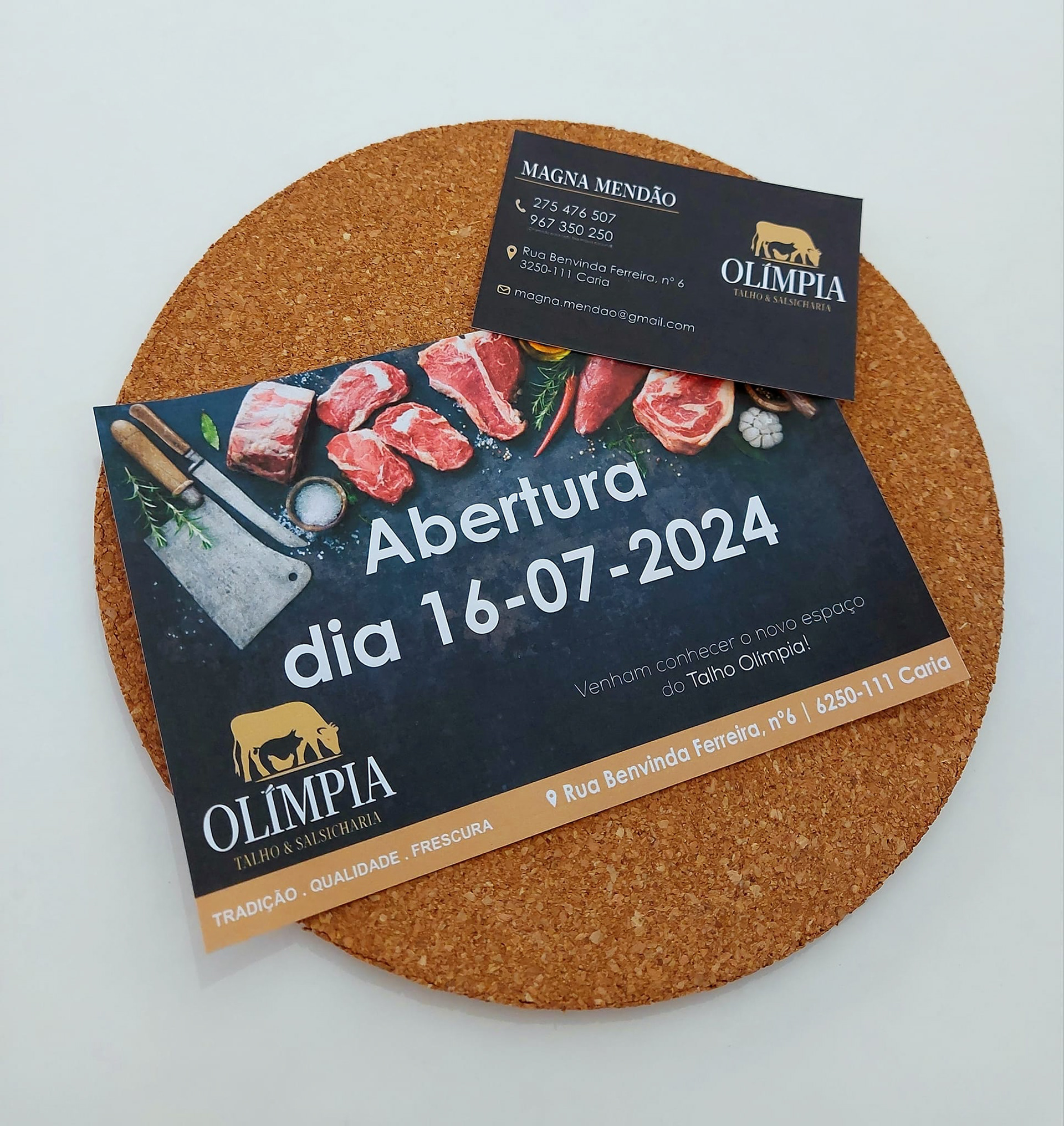 Cartões de visita e Flyer