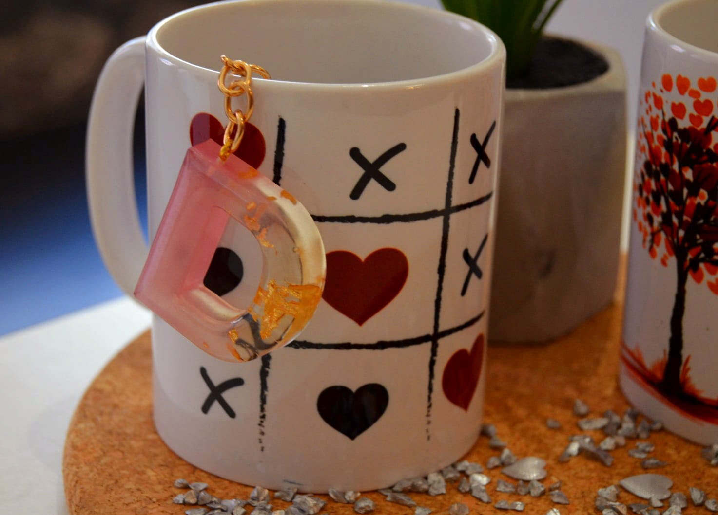 Conjunto Caneca e porta-chave
