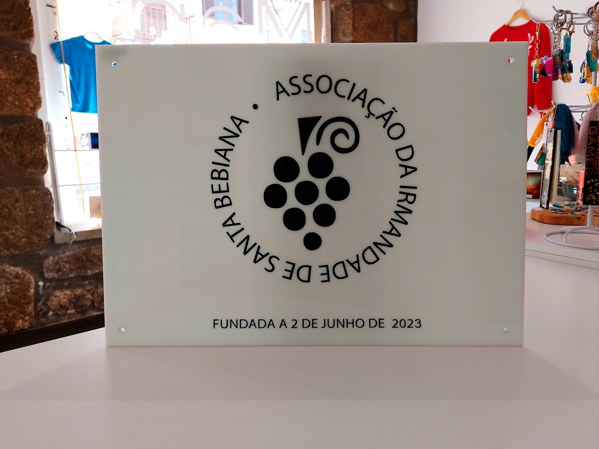 Placa de acrílico