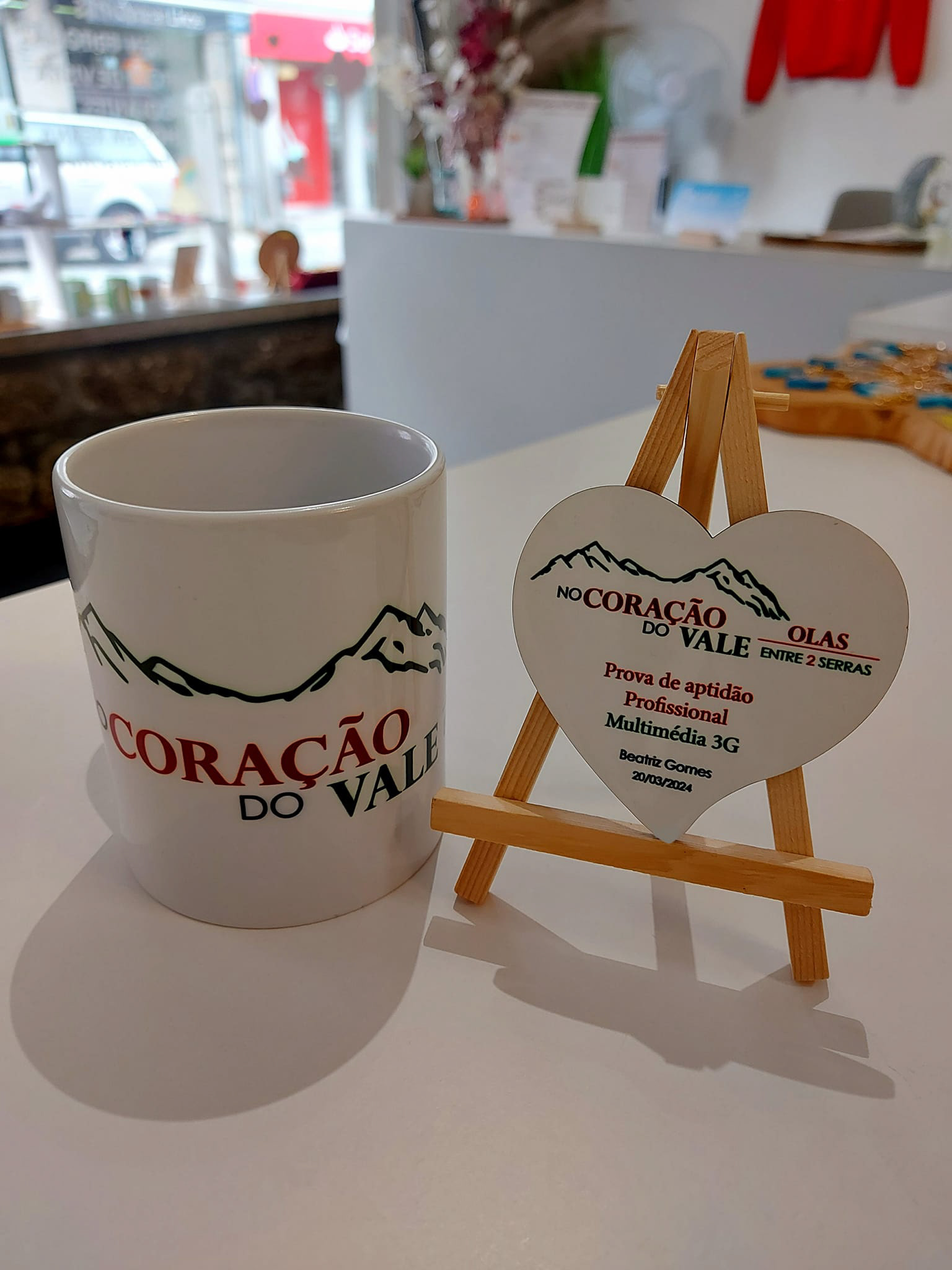 Conjunto Caneca e íman