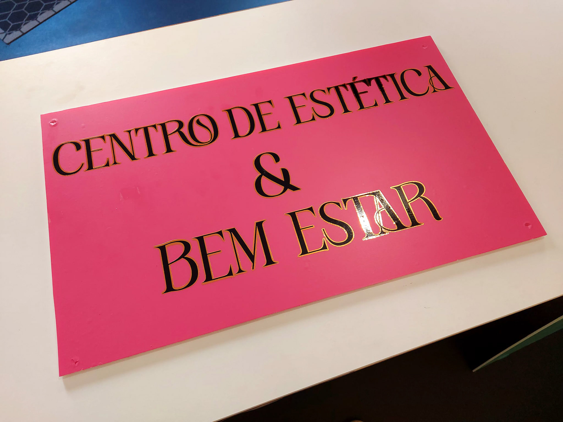 Placa de acrílico
