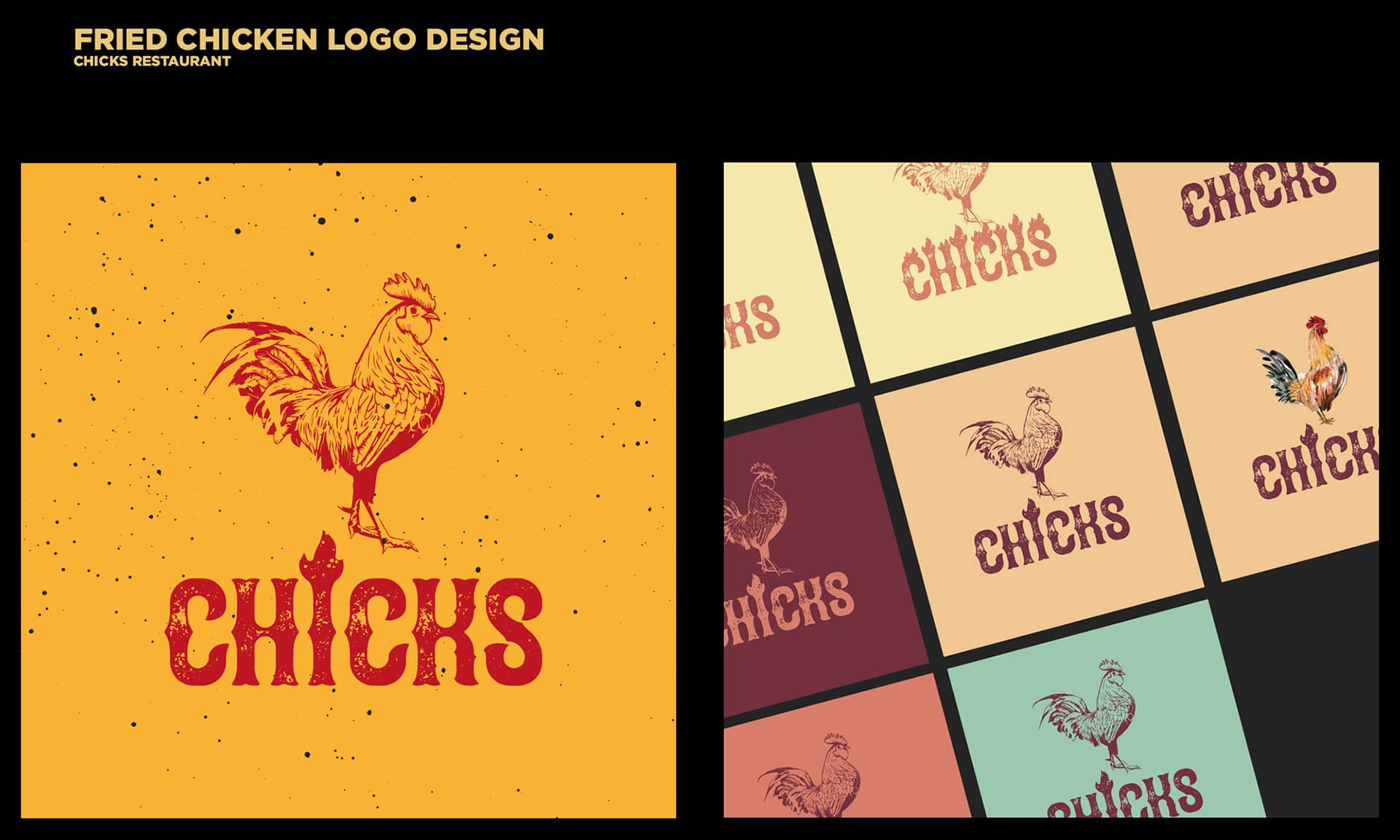 Chicks Chicken Branding Design