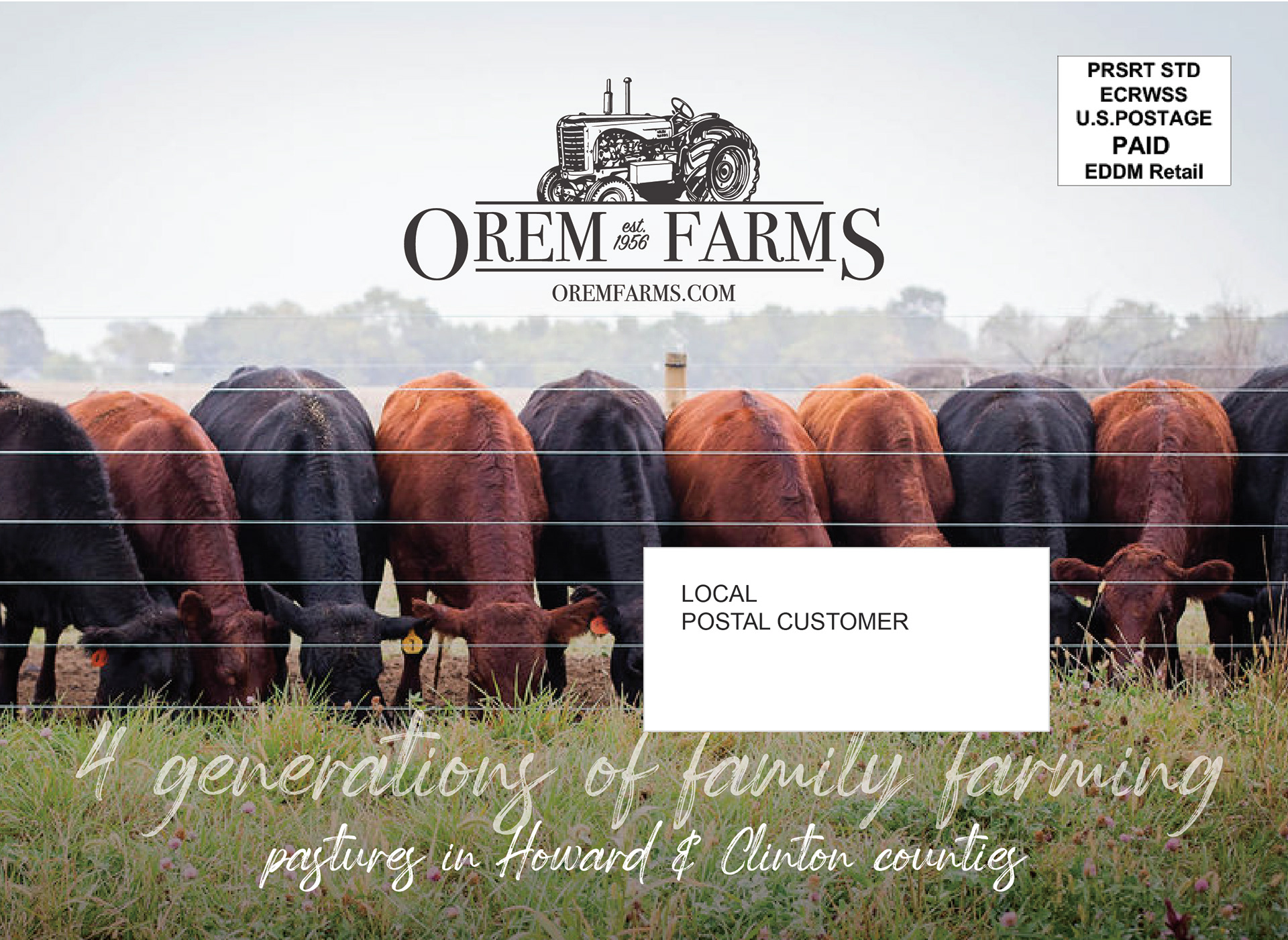 Direct Mail - Orem Farms