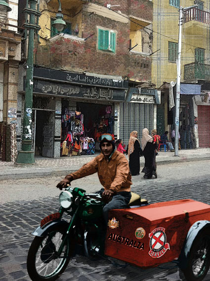 Paddy -  part of installation at  2013  Hidden sculpture walk, Rookwood cemetery