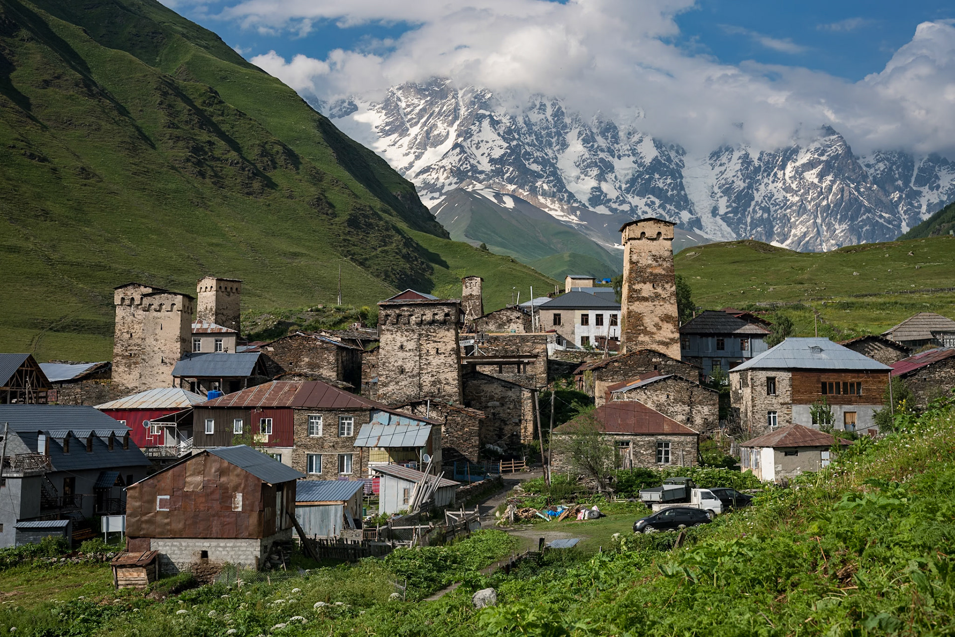 Svan Towers in Ushguli.