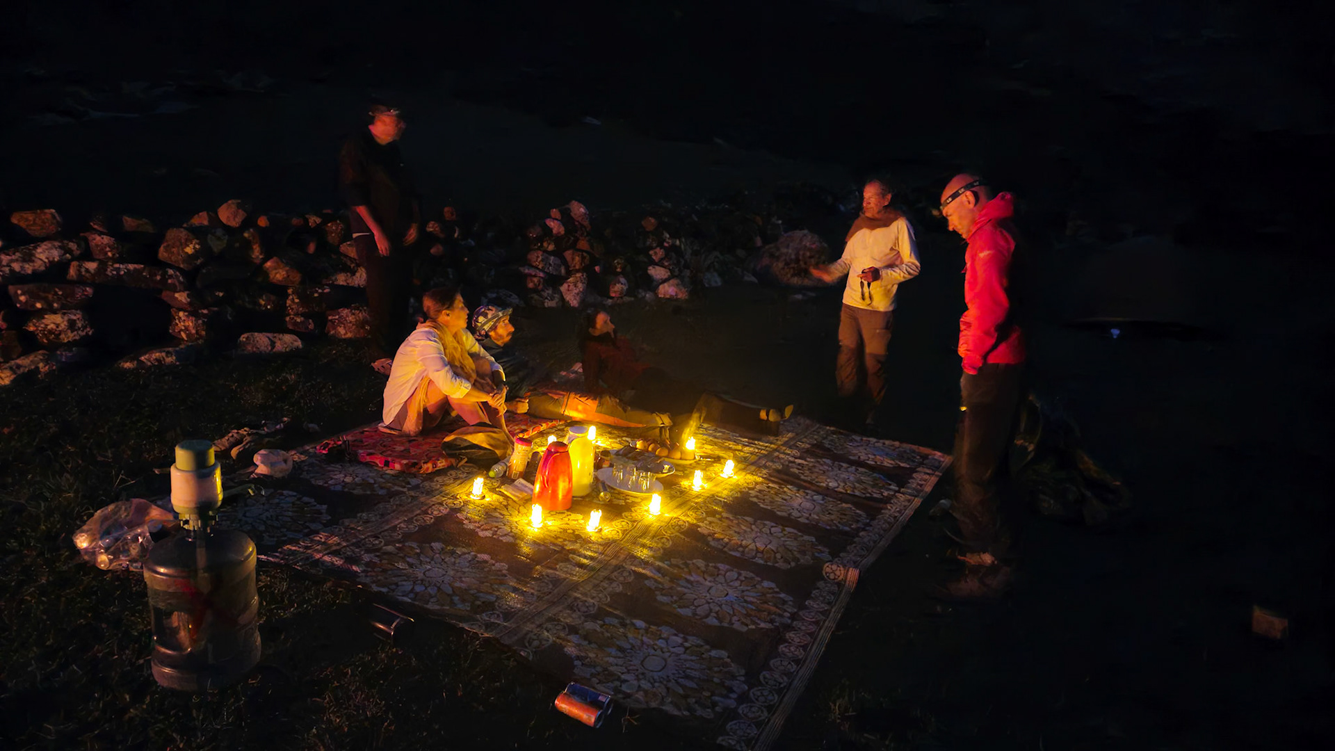 Chilling out before dinner