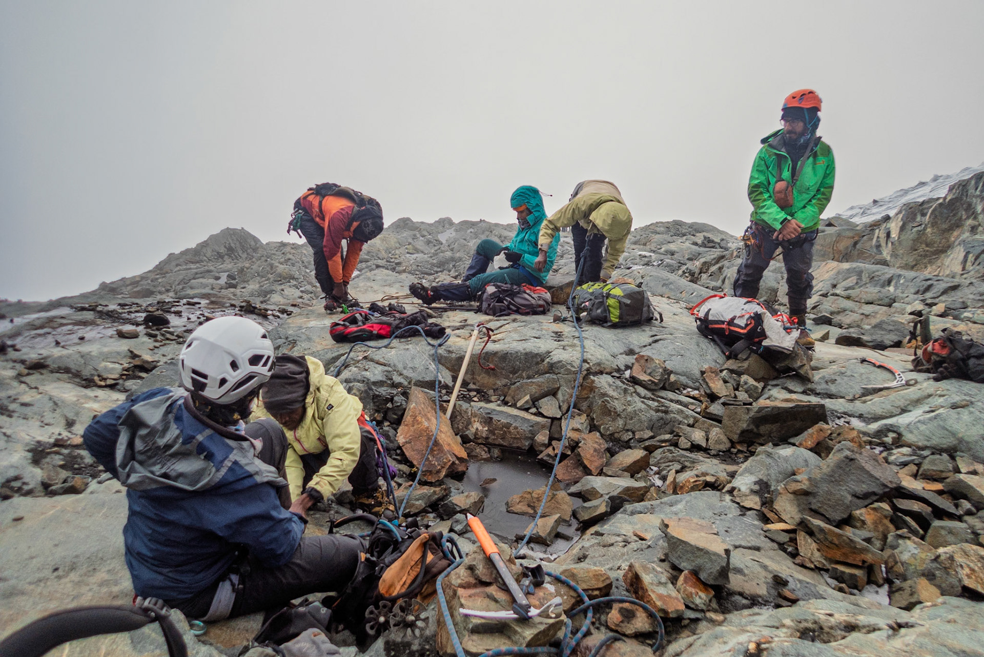 | Day 5. Elena Hut (4,541 m) - Margherita Peak (5.109 m) - Kitandara Hut (4.023 m)  |  Rwenzori Mountains | Uganda |  Rwenzori Mountains | Uganda |