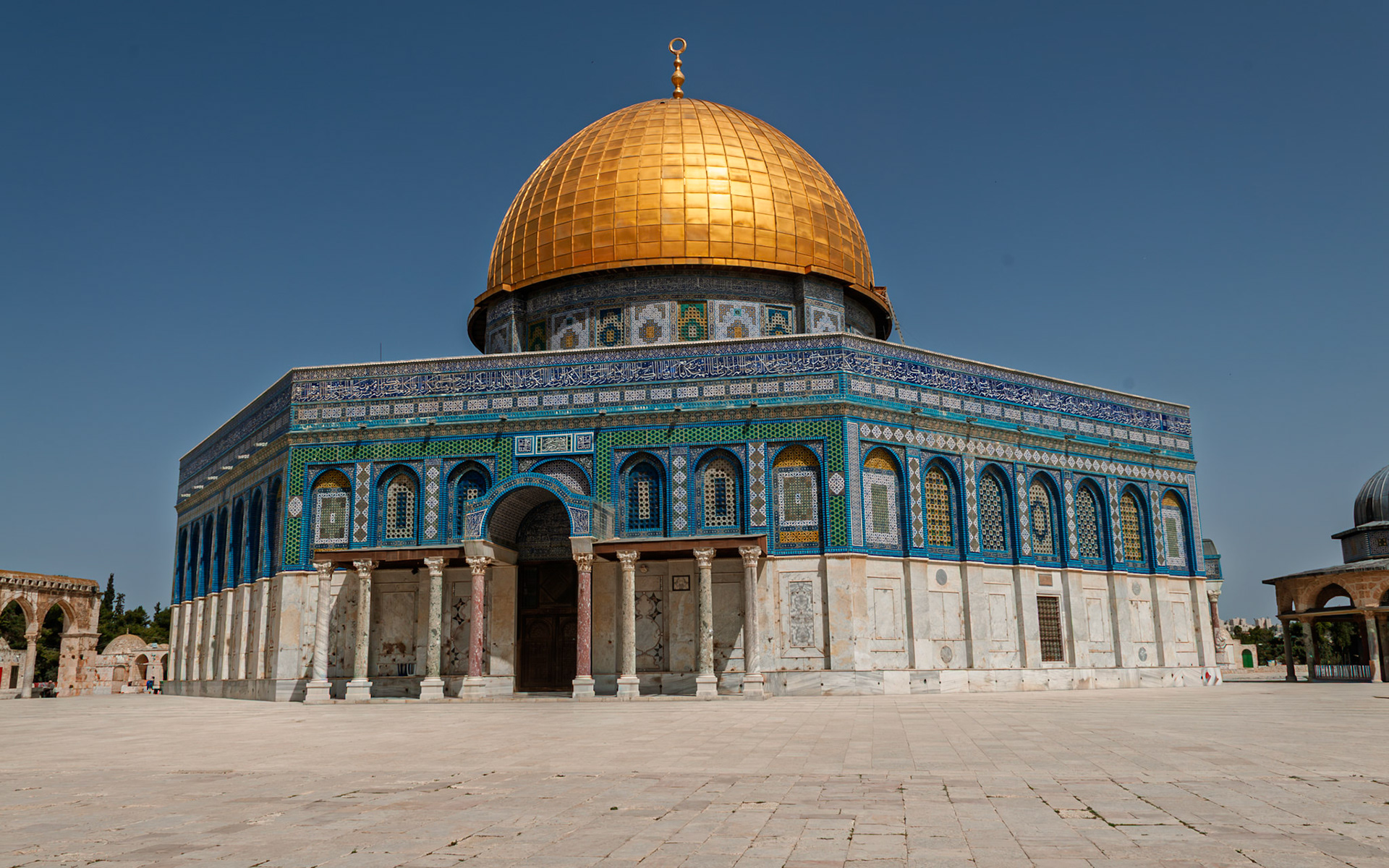 | Rock Dome | Al-Aqsa Mosque | Temple Mount | Jerusalem | Israel |