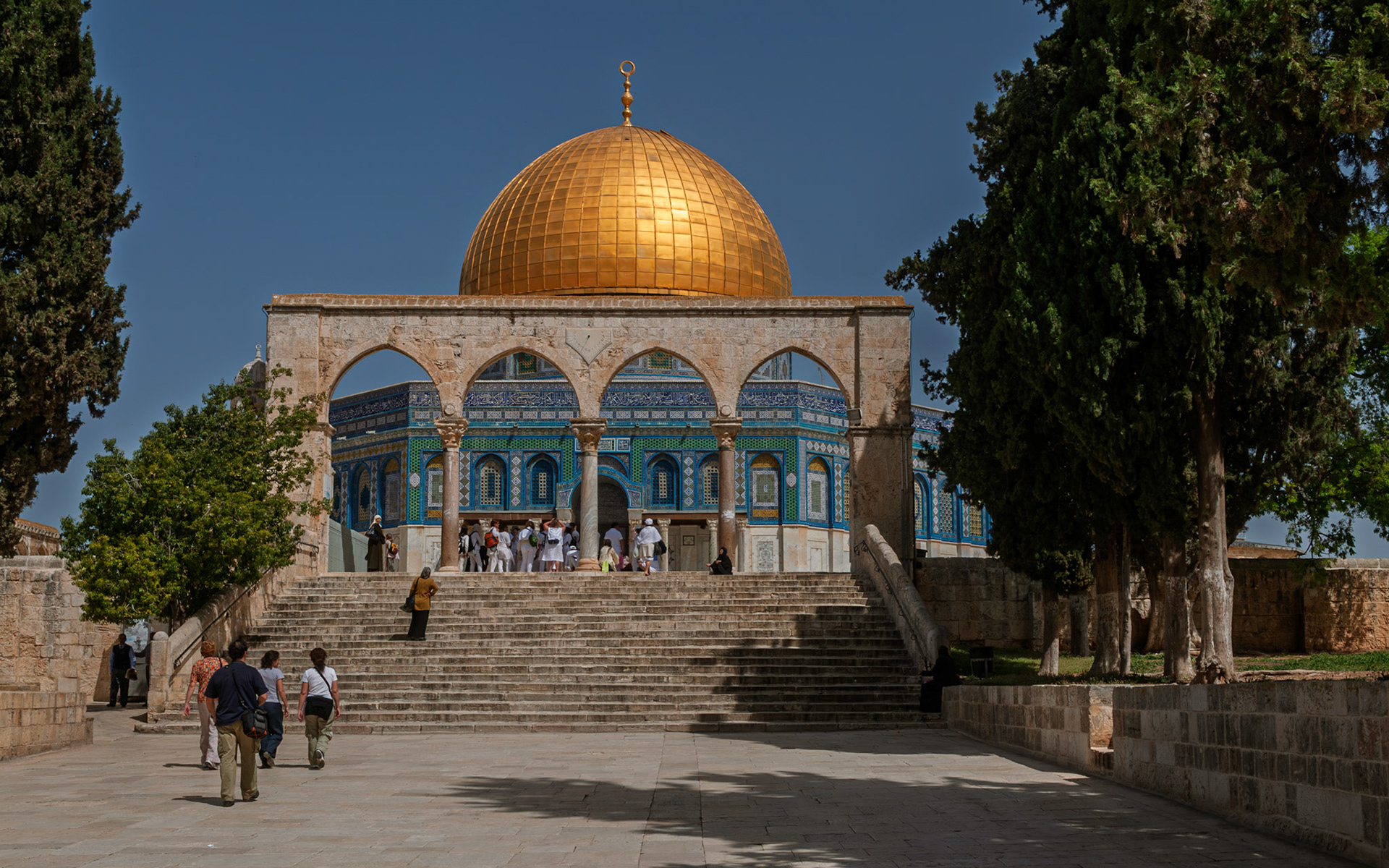 | Rock Dome | Al-Aqsa Mosque | Temple Mount | Jerusalem | Israel |