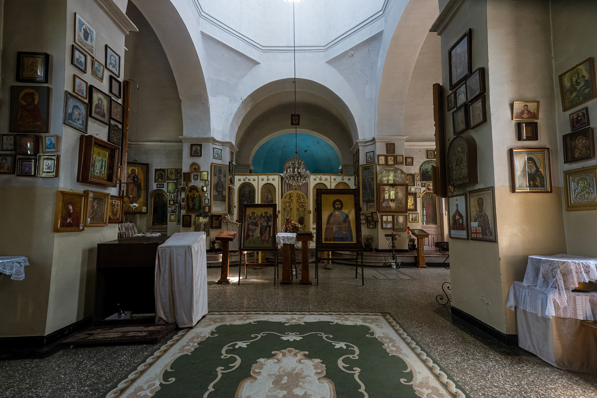 Basilica of the Archangels. Mtsvanekvavila Church.