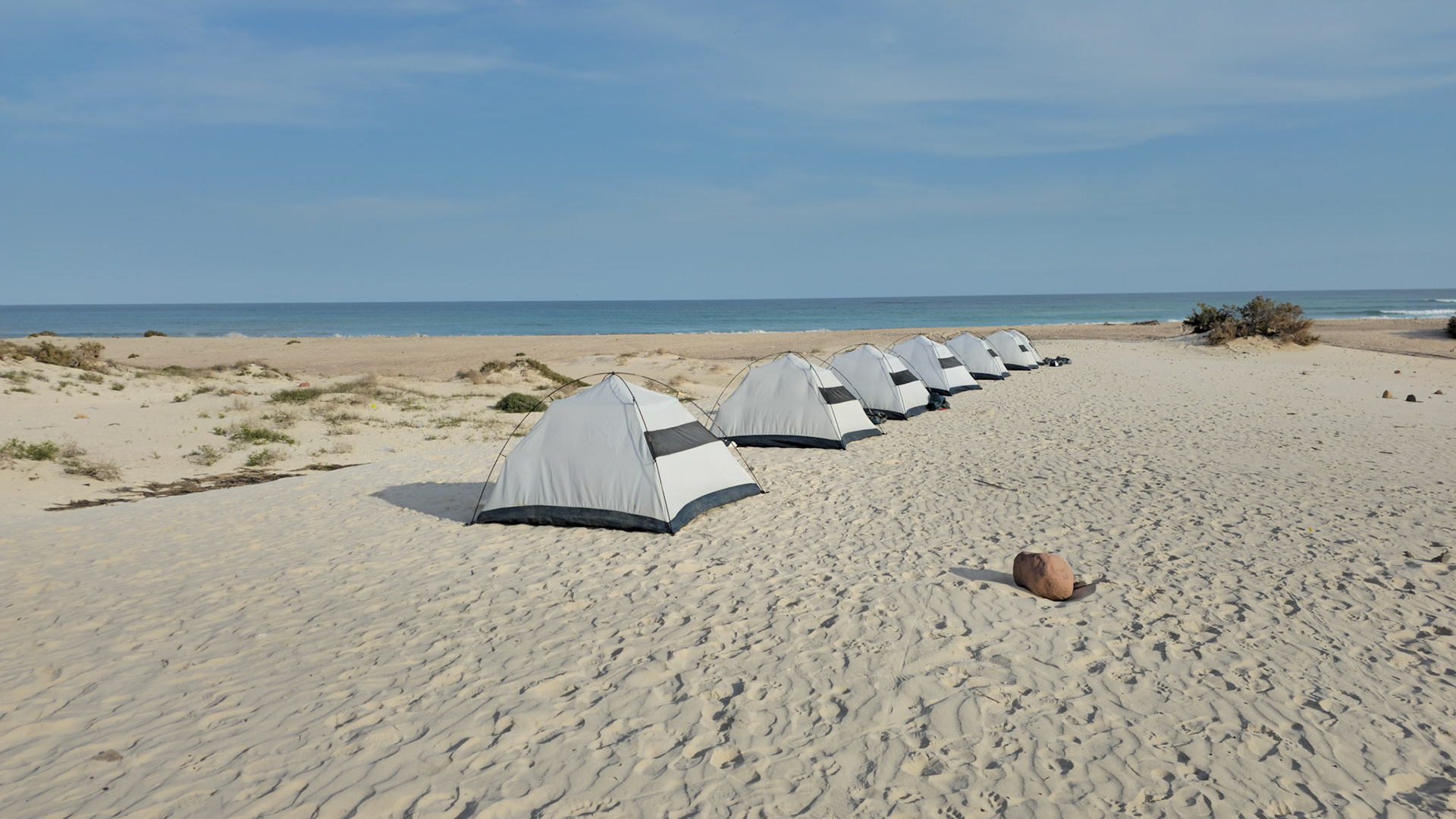 Our capsite at Amoak Beach