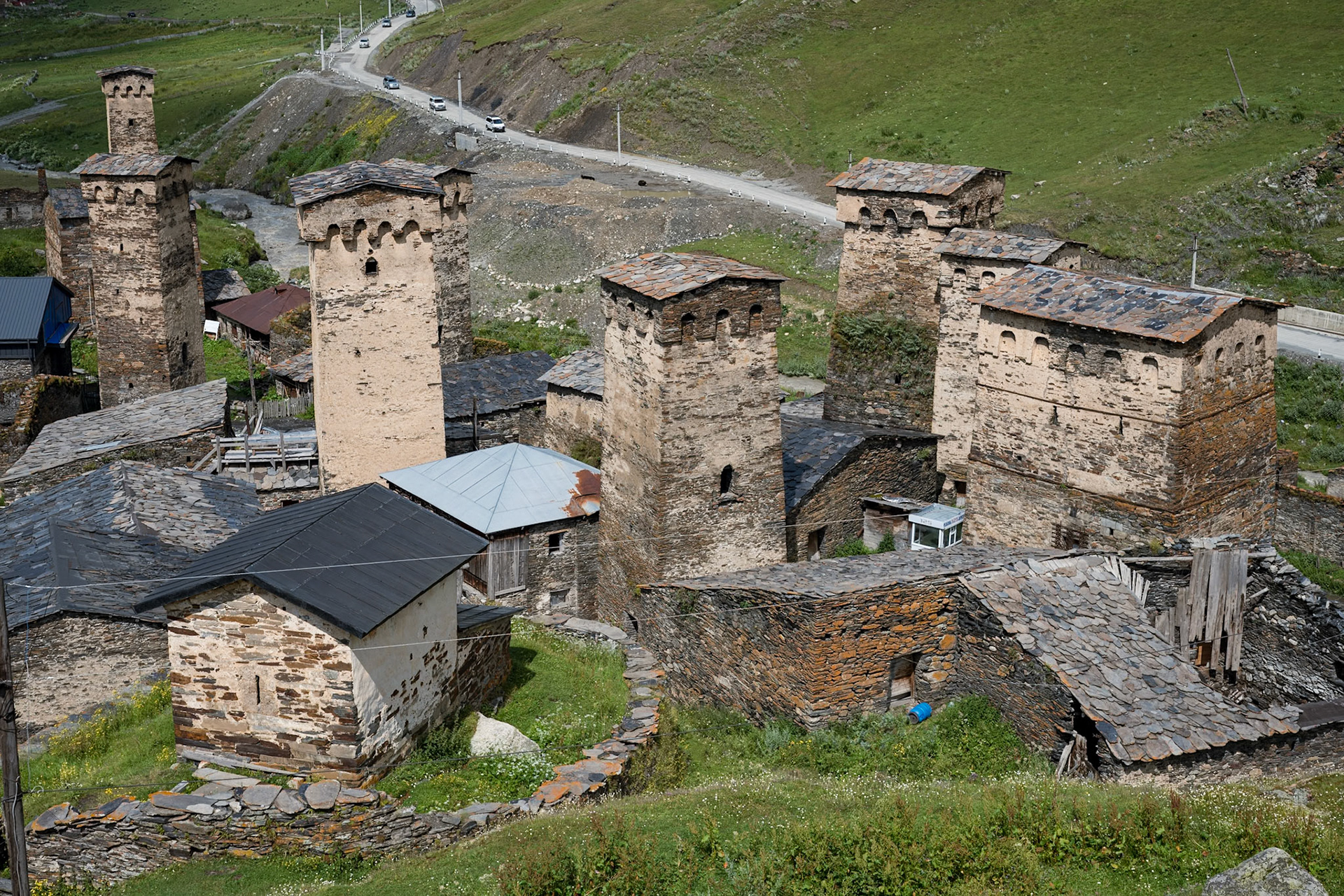 Svan Towers in Ushguli.