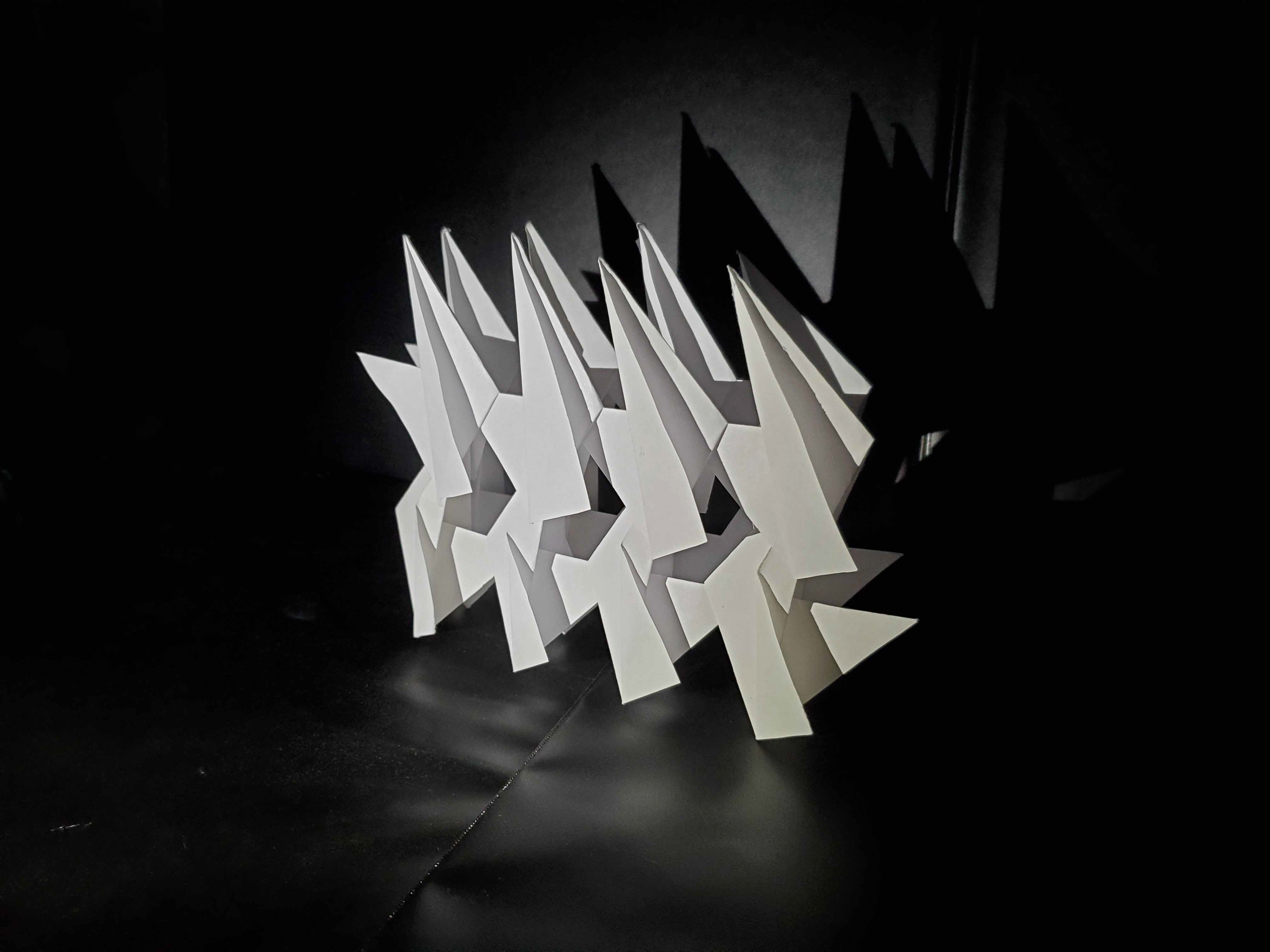 Assembled structure without typography