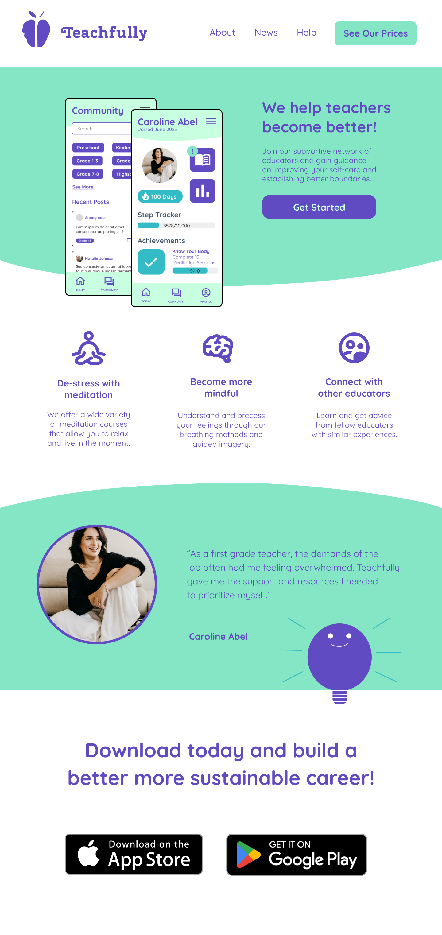 Web Landing Page