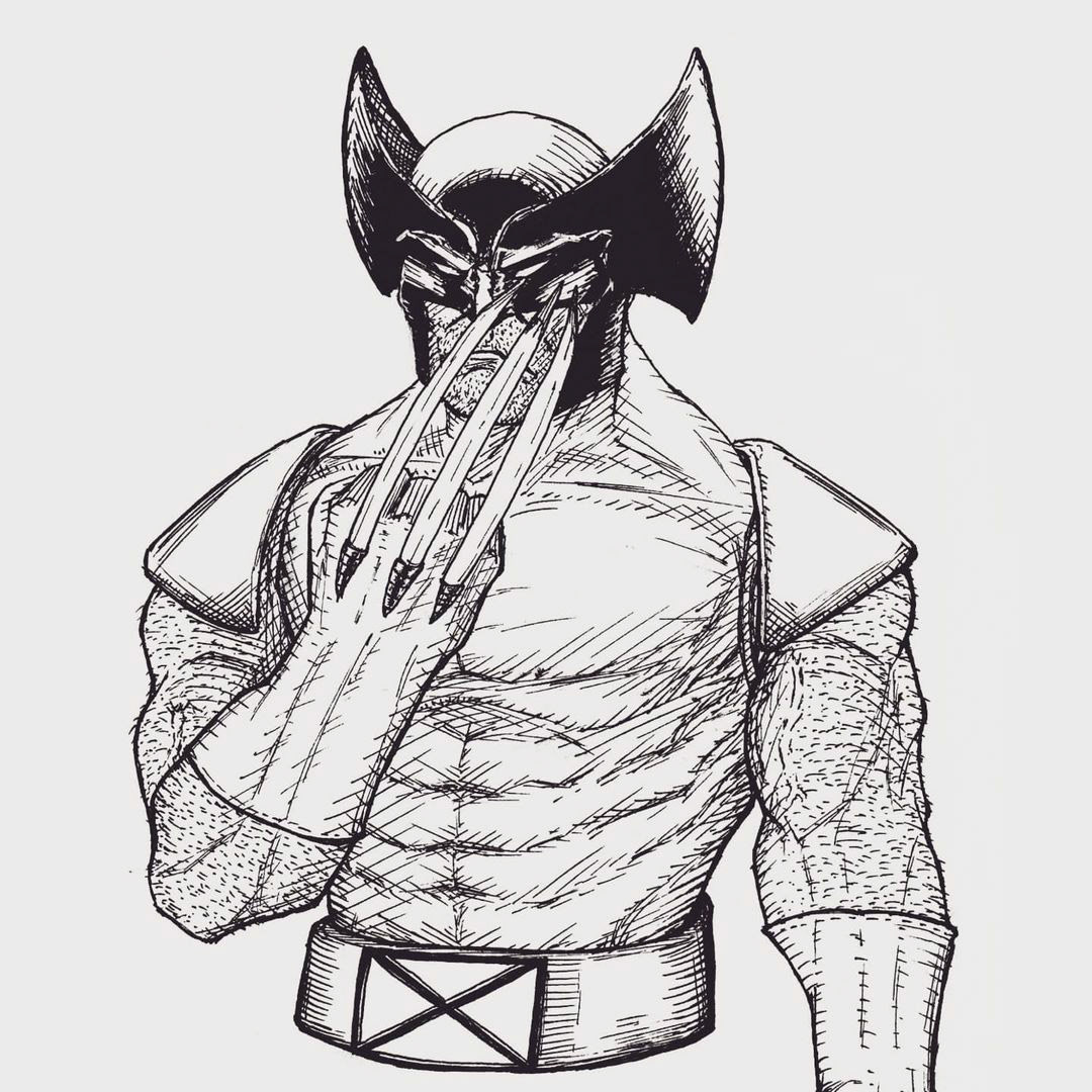 Wolverine - Pen and Ink