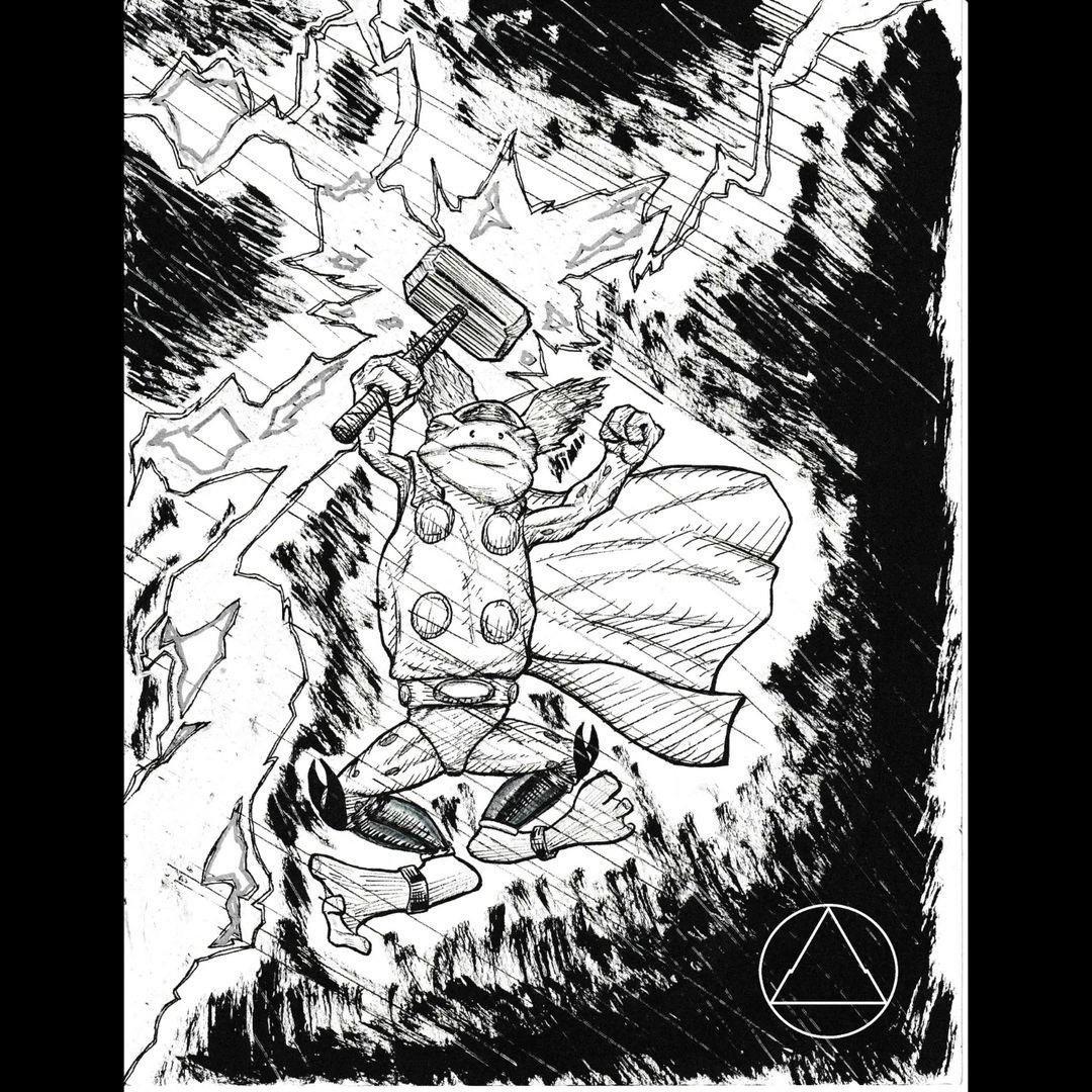 Throg - Pen and Ink