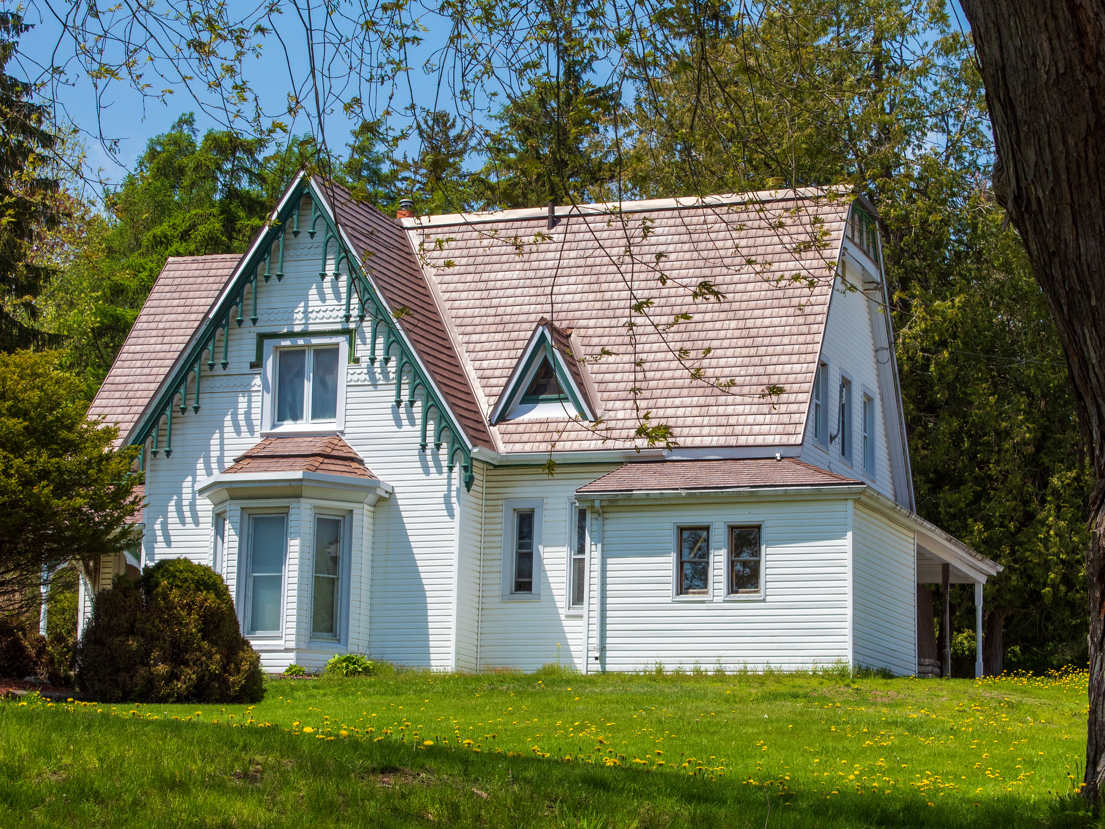 A look at the stunning Gothic Revival architecture on the grounds. Promoting these historical structures helped drive organic interest from local history and architecture enthusiasts.