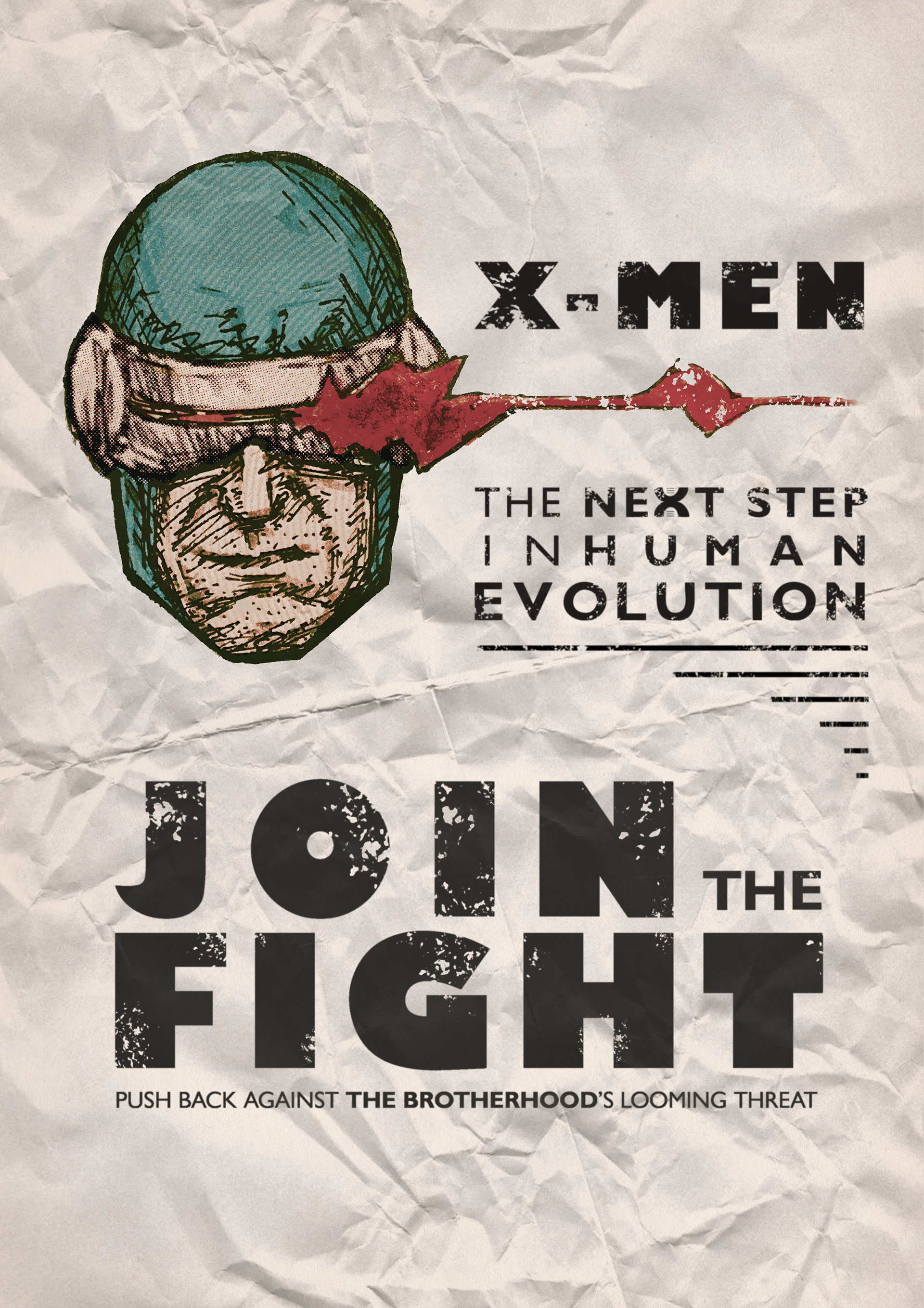 Cyclops (X-Men) Poster - Mixed Media