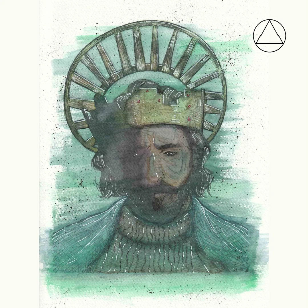 Ser Gawain ("The Green Knight") - Watercolors