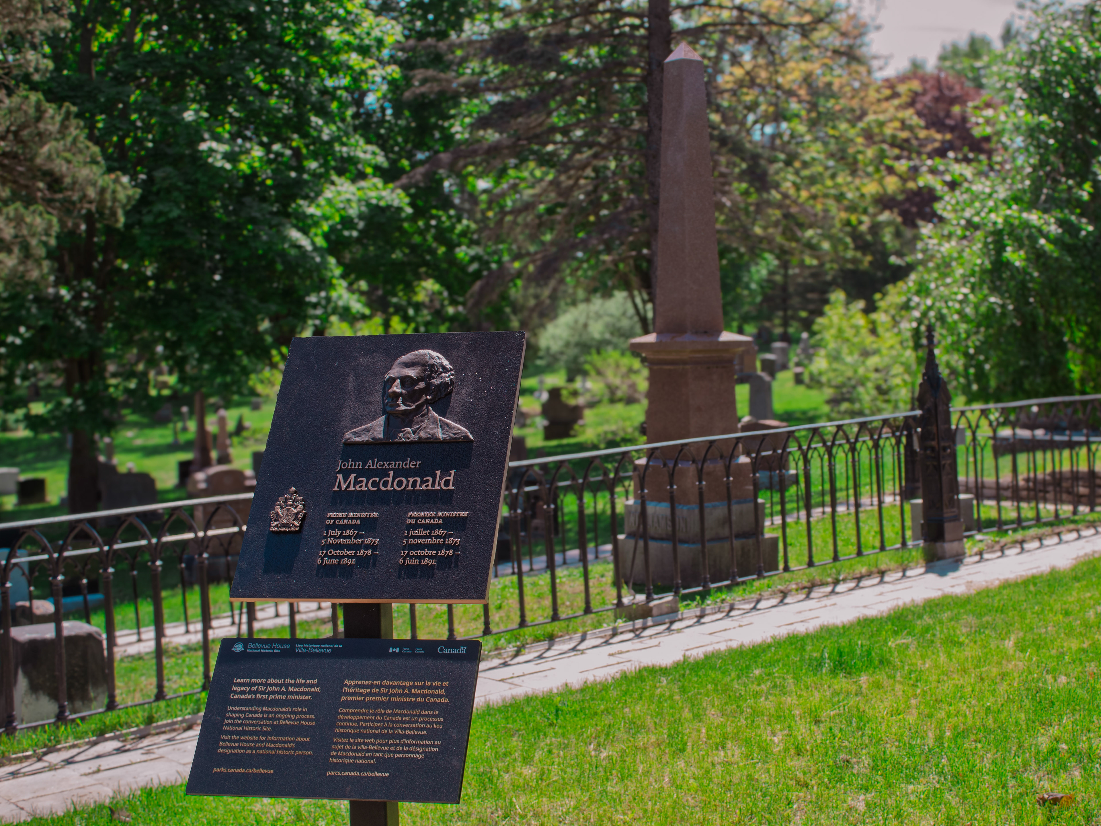 Showcasing the final resting place of Canada's first Prime Minister. This specific gravesite was designated as its own National Historic Site in 1938, making it a key pillar in our heritage tourism strategy.