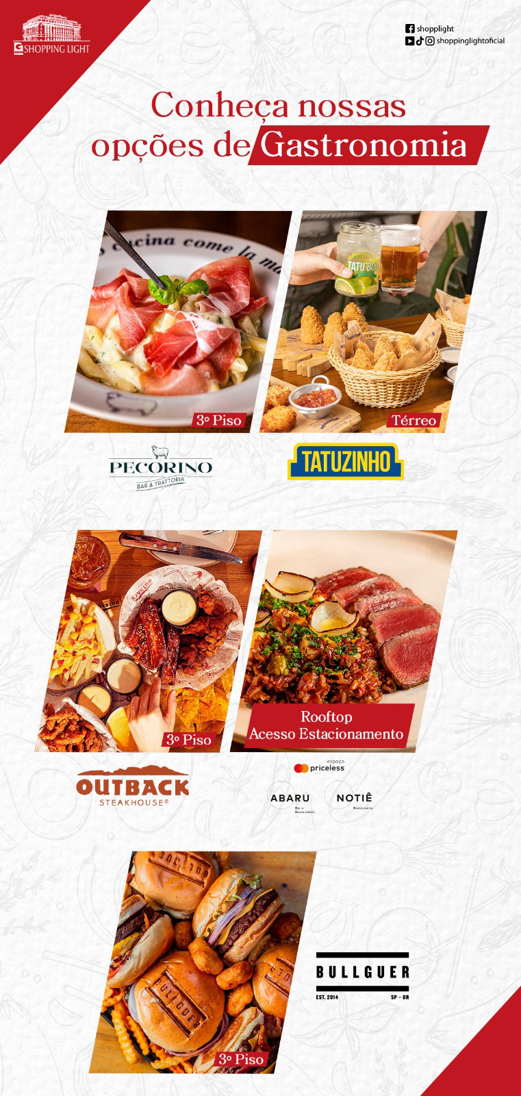 Flyer Shopping Light frente