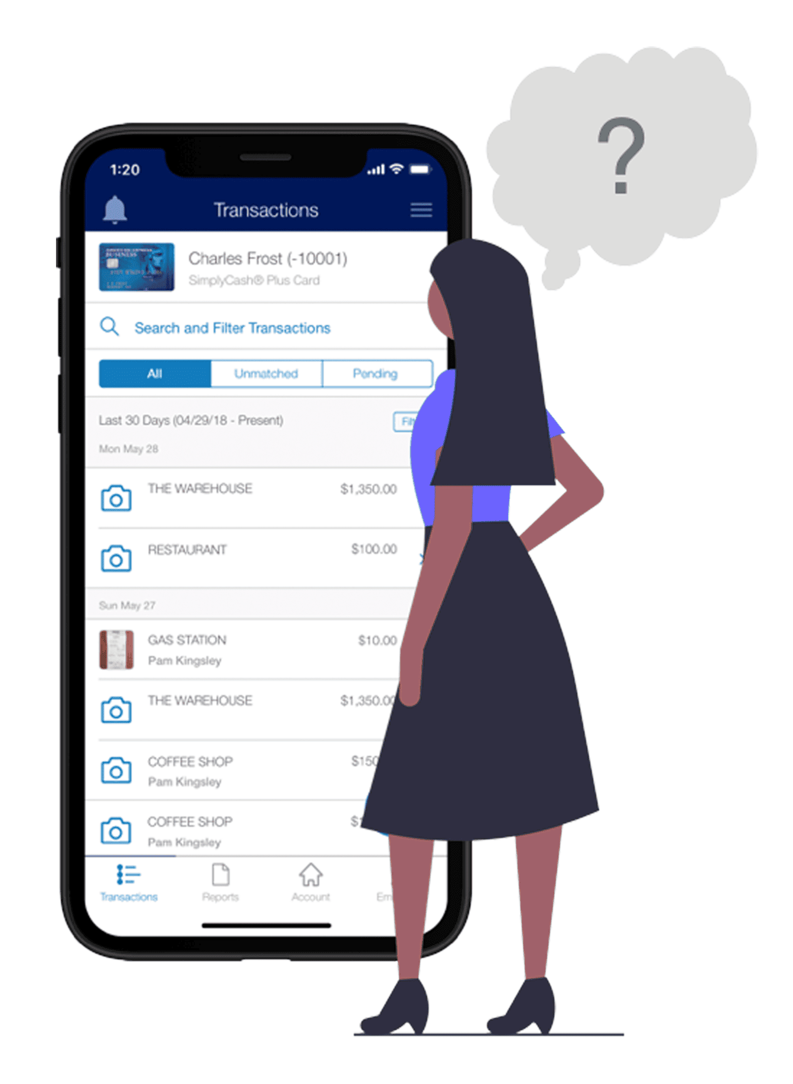 User puzzled by current view of mobile app