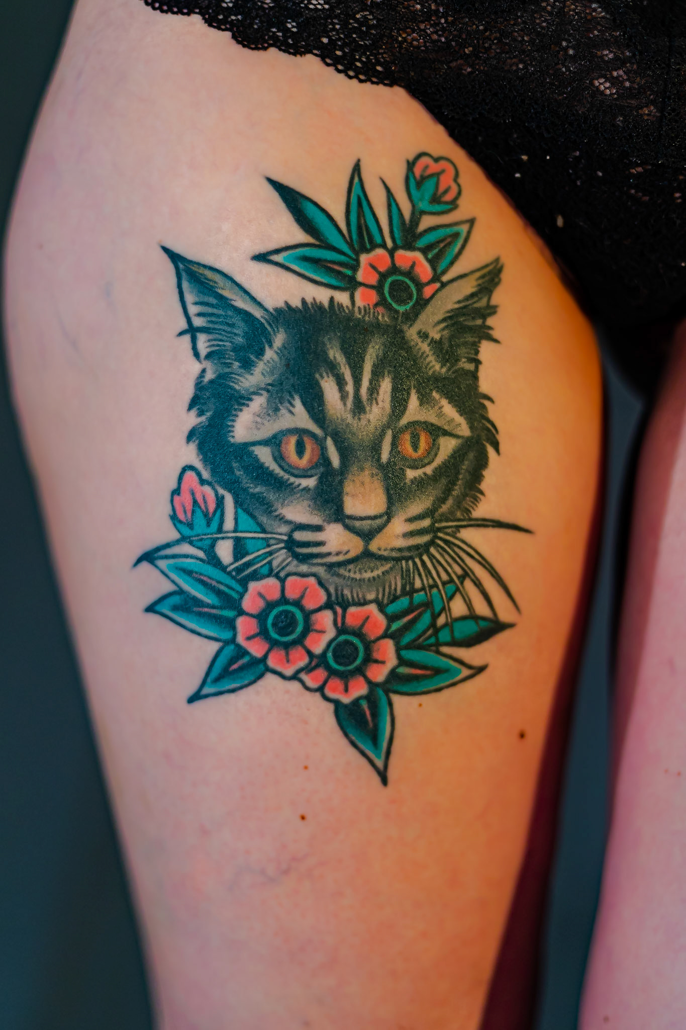 The cat portrait is for D.va, my current cat.