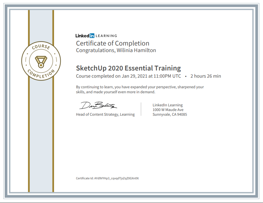 Sketchup 2020 Essential Training