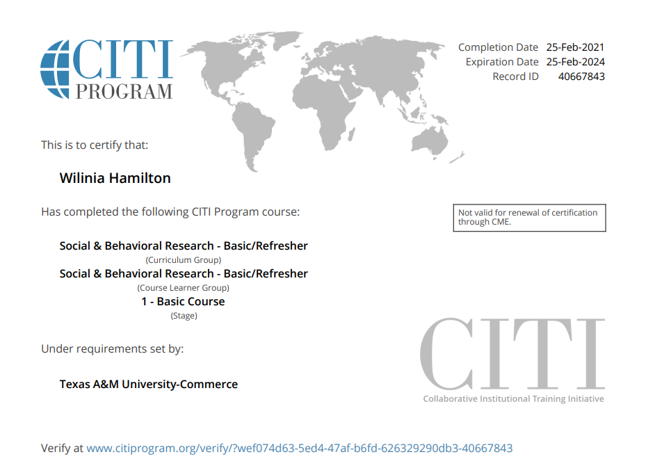 Social & Behavioral Research - Basic/Refresher