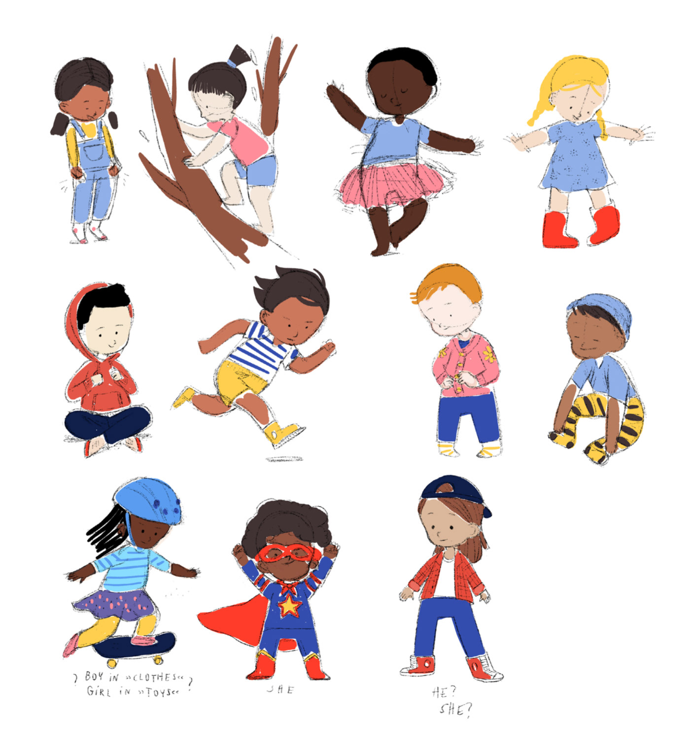 First Character Sketches