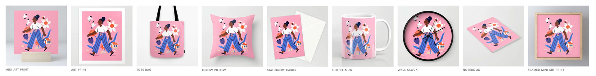 preview of shop mock-ups from my Society6 store