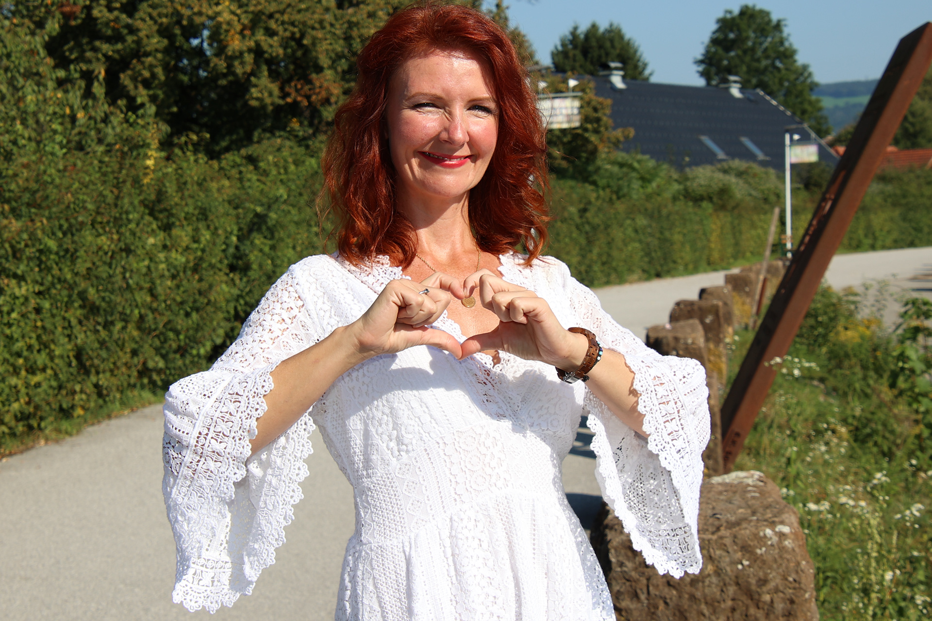 Katie Schmid mit ihrer Führung fürs Herz