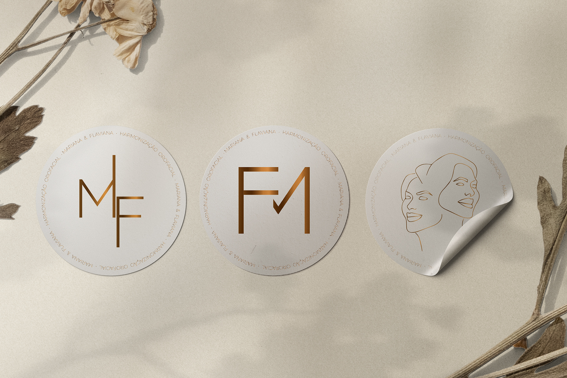 Rebranding Flaviana e Mariana - Harmonização Orofacial