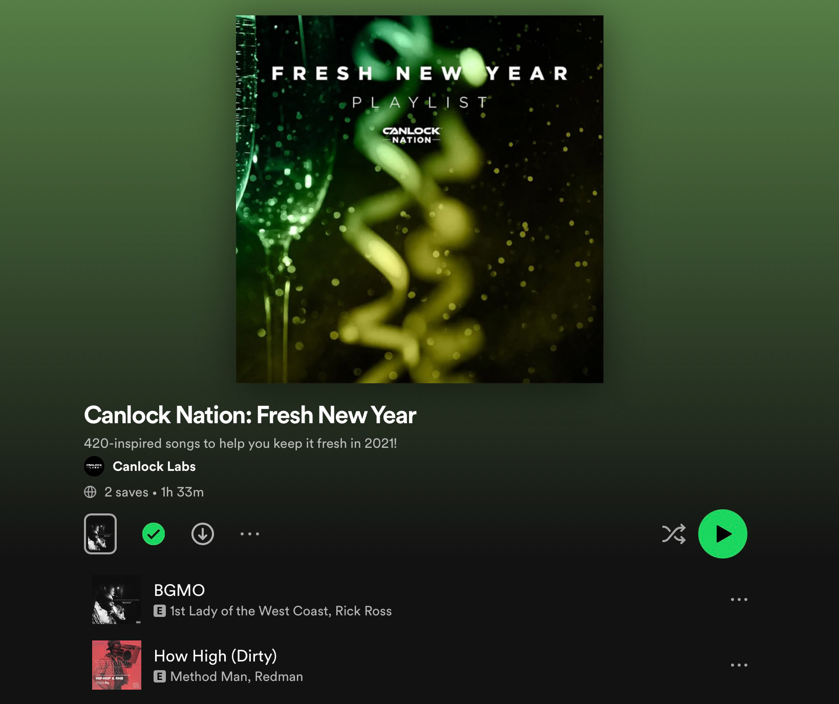 Canlock Nation: 420 Fresh New Year Playlist — Music for stoners.
