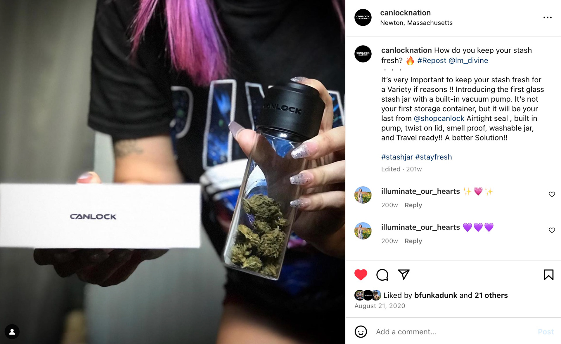 How do you keep your stash fresh? 🔥 [UGC: copy by Tash Guimond, photo by @Im_divine]