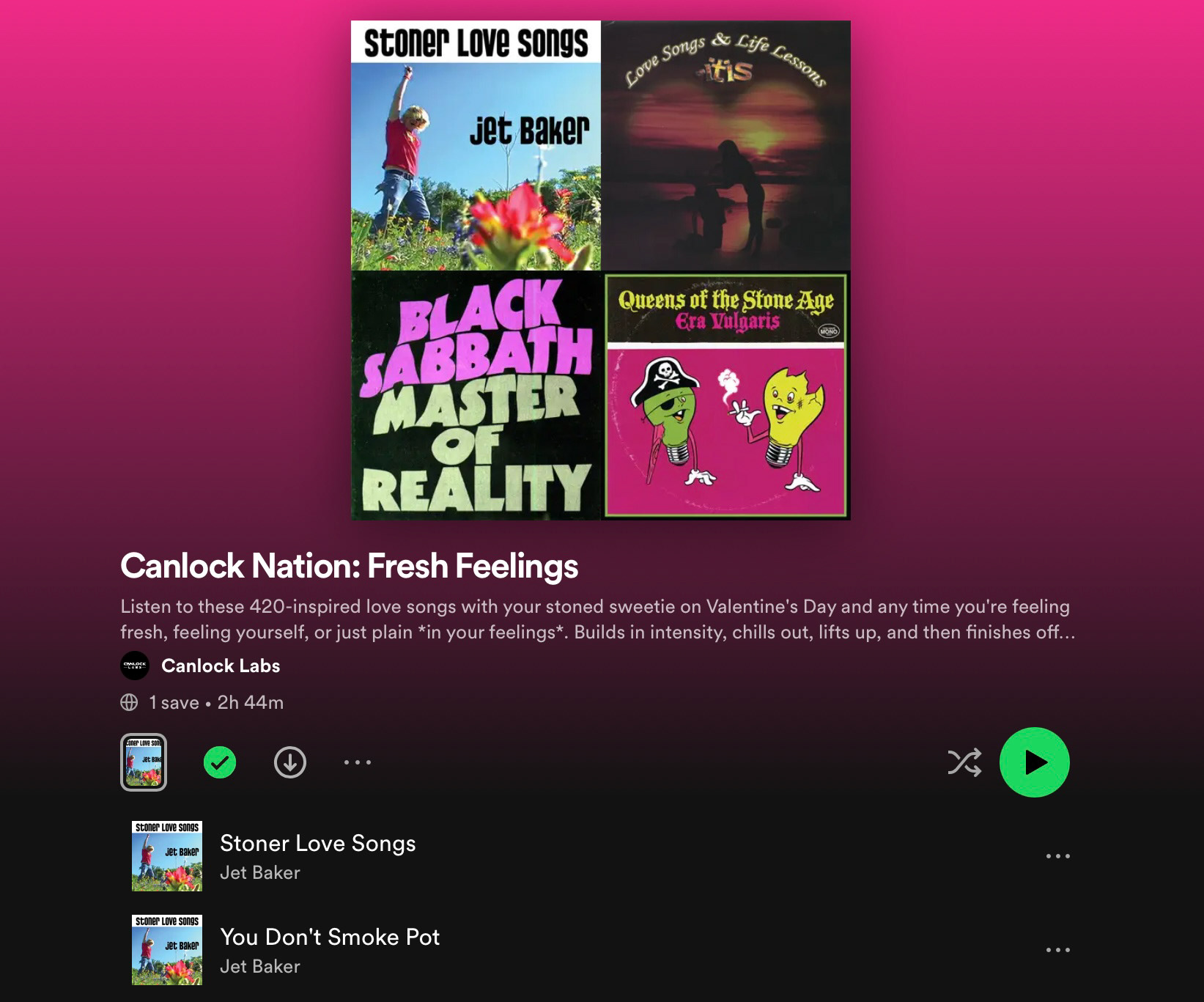 Canlock Nation: 420 Fresh Feelings Playlist — Music for stoners.