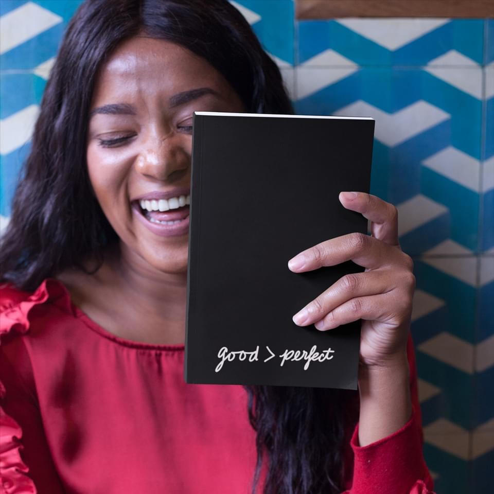 Journal Mockup — Good > Perfect