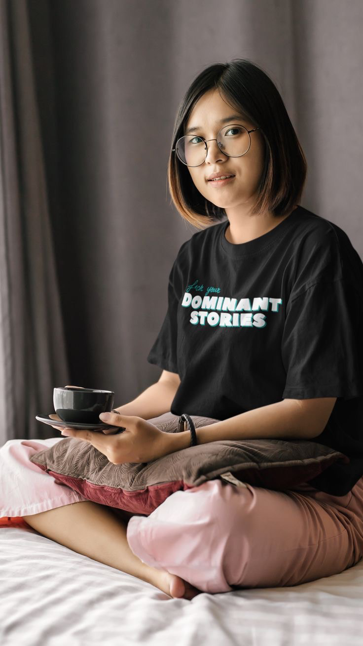 T-Shirt Mockup — F*ck Your Dominant Stories
