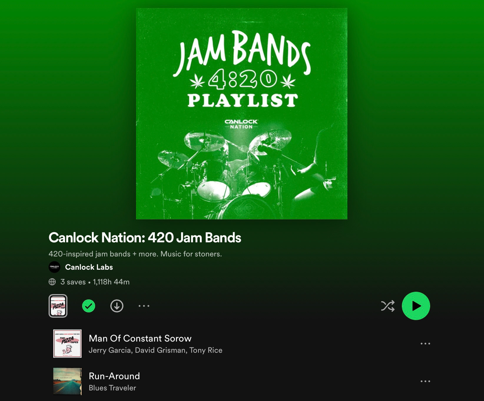 Canlock Nation: 420 Jam Bands Playlist — Music for stoners.