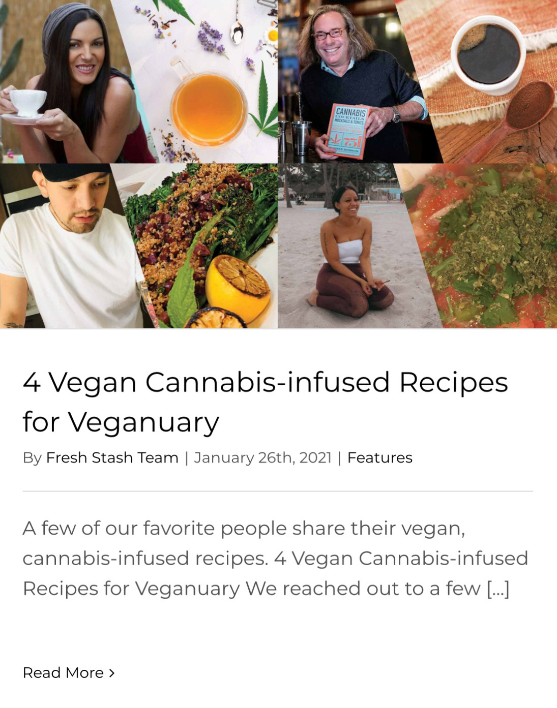 4 Vegan Cannabis-infused Recipes for Veganuary by Fresh Stash Team