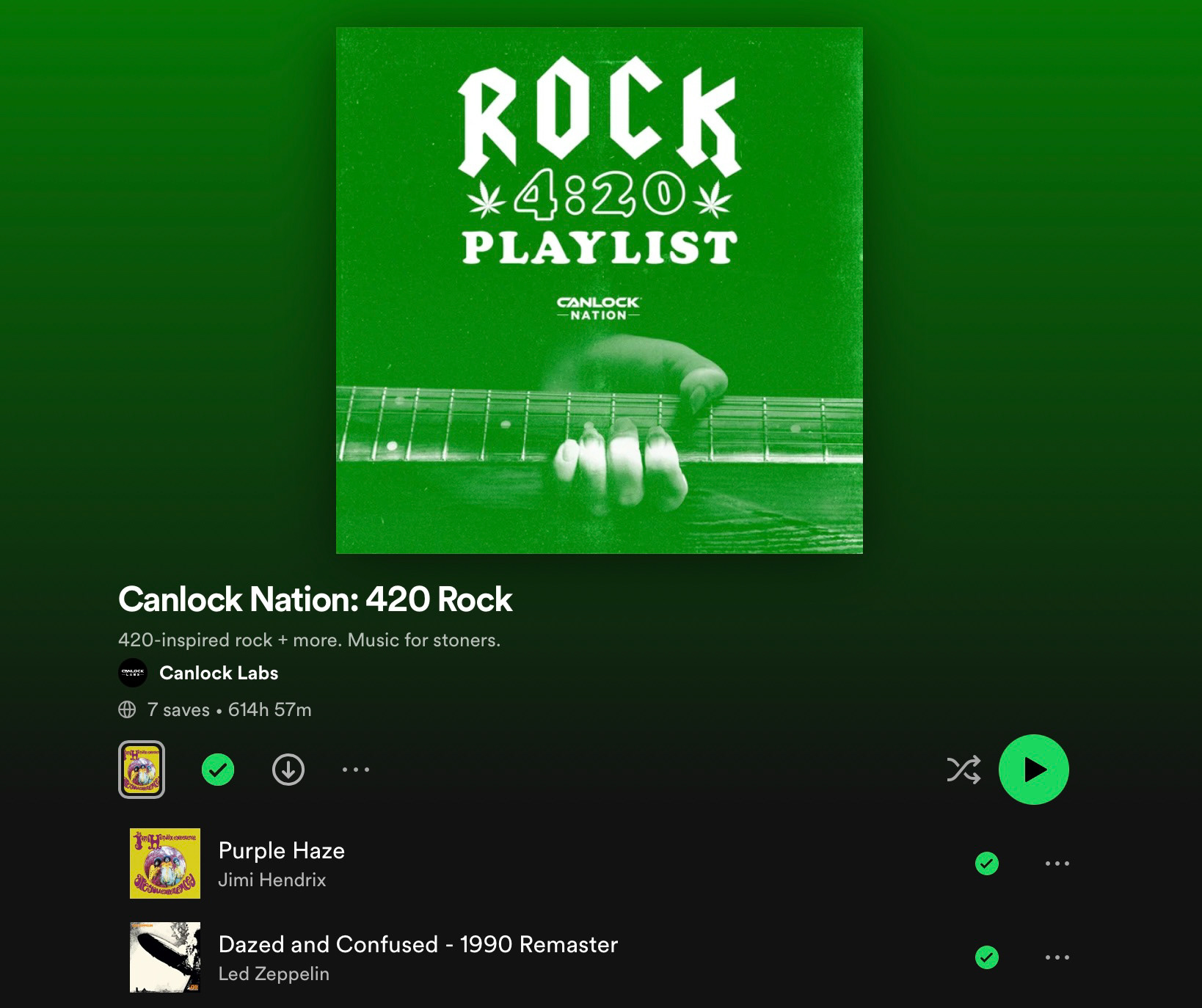 Canlock Nation: 420 Rock Playlist — Music for stoners.