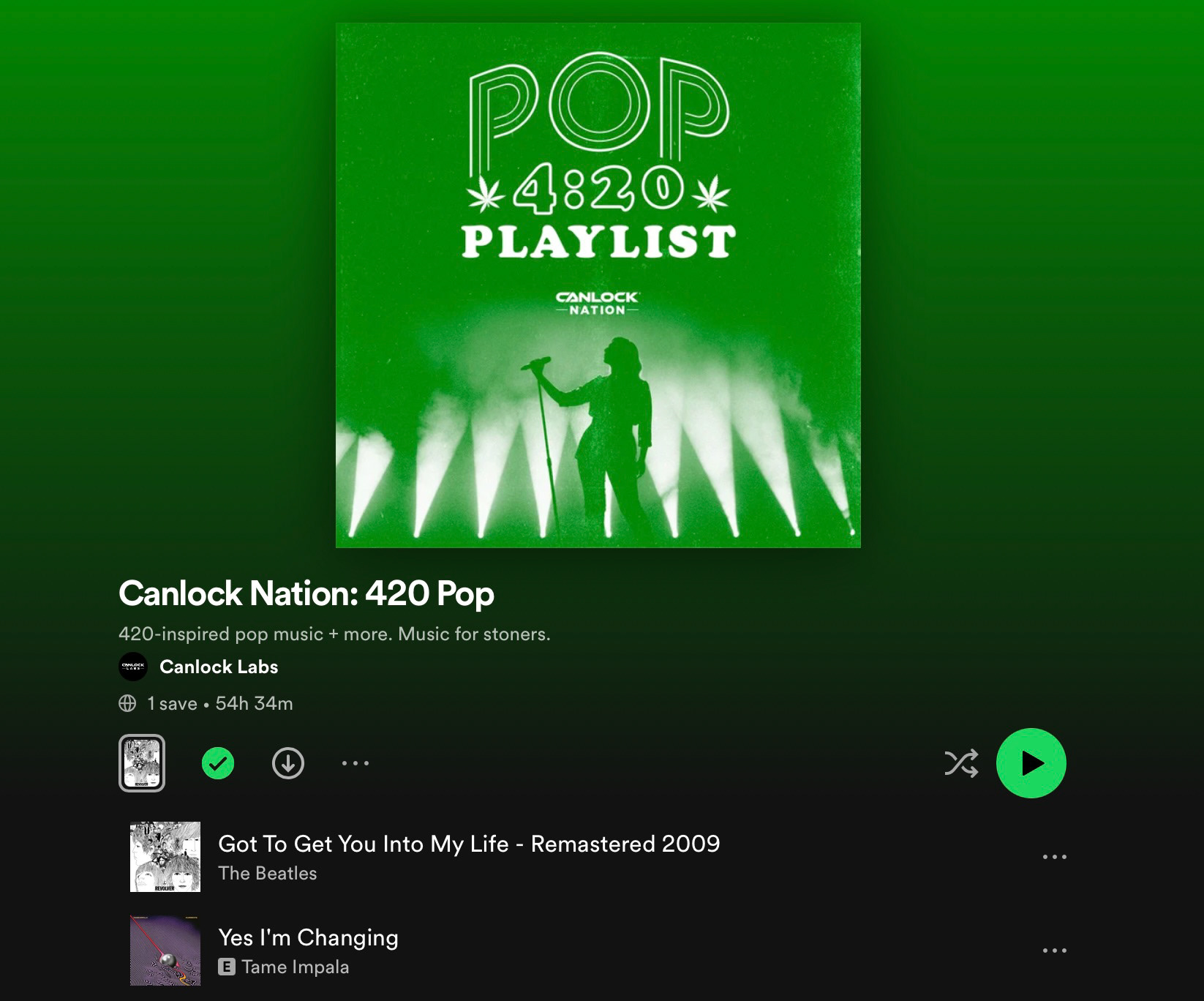 Canlock Nation: 420 Pop Playlist — Music for stoners.