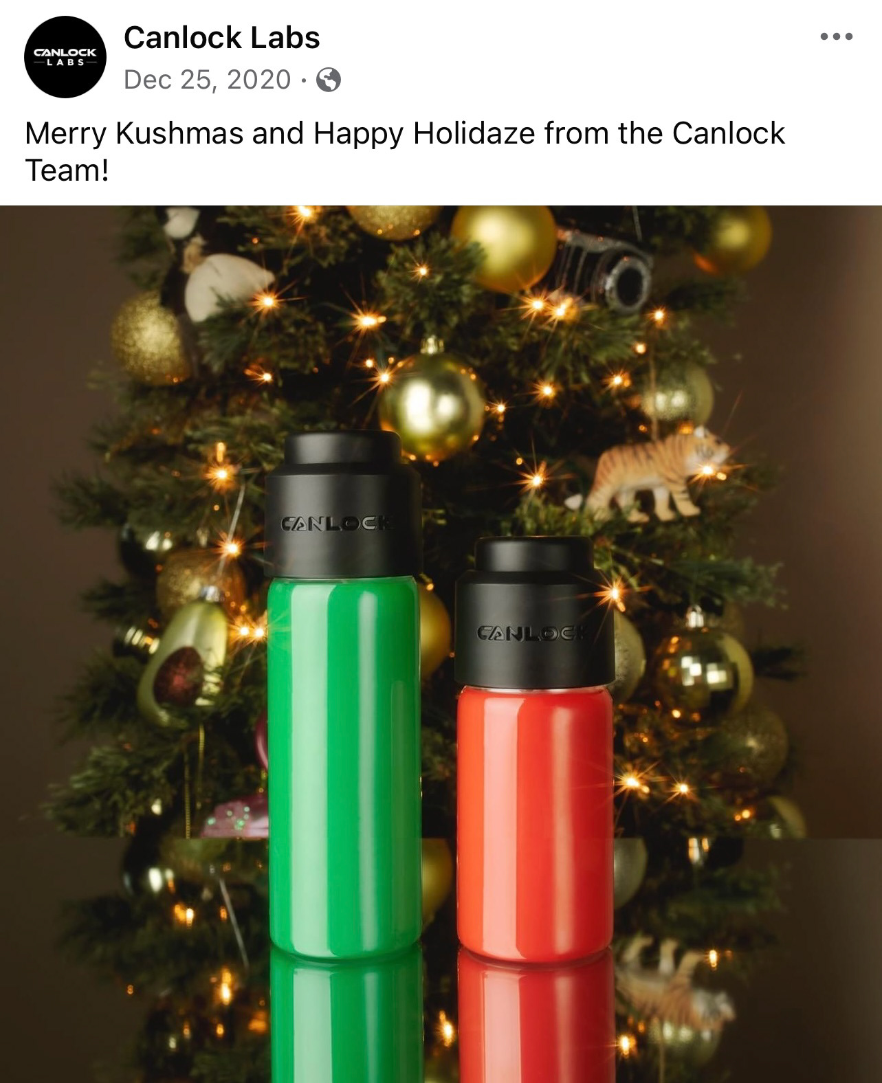 Merry Kushmas and Happy Holidaze from the Canlock Team! — Cannabis puns are for everyone.