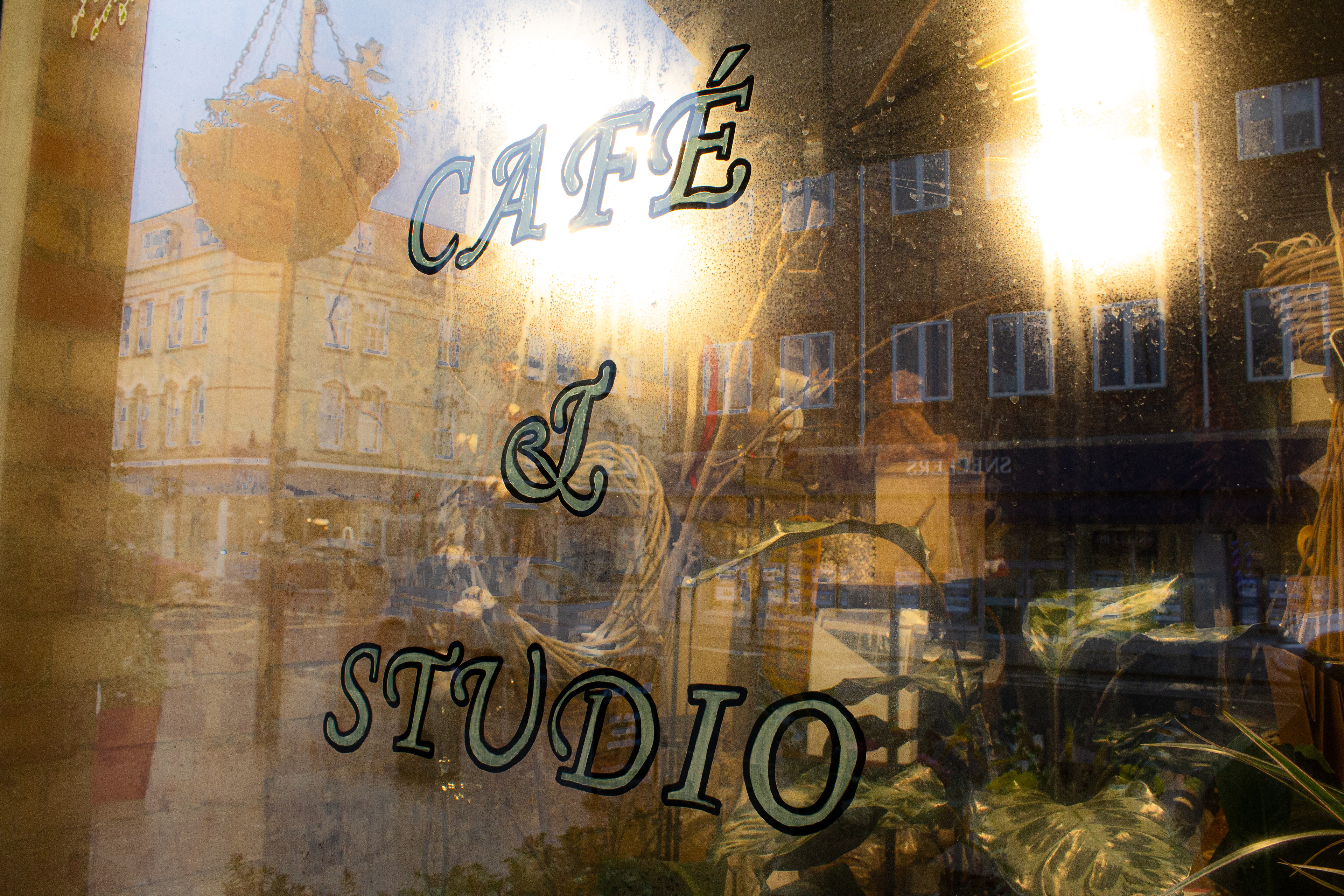 Custom Metallic Hand Lettering Sign